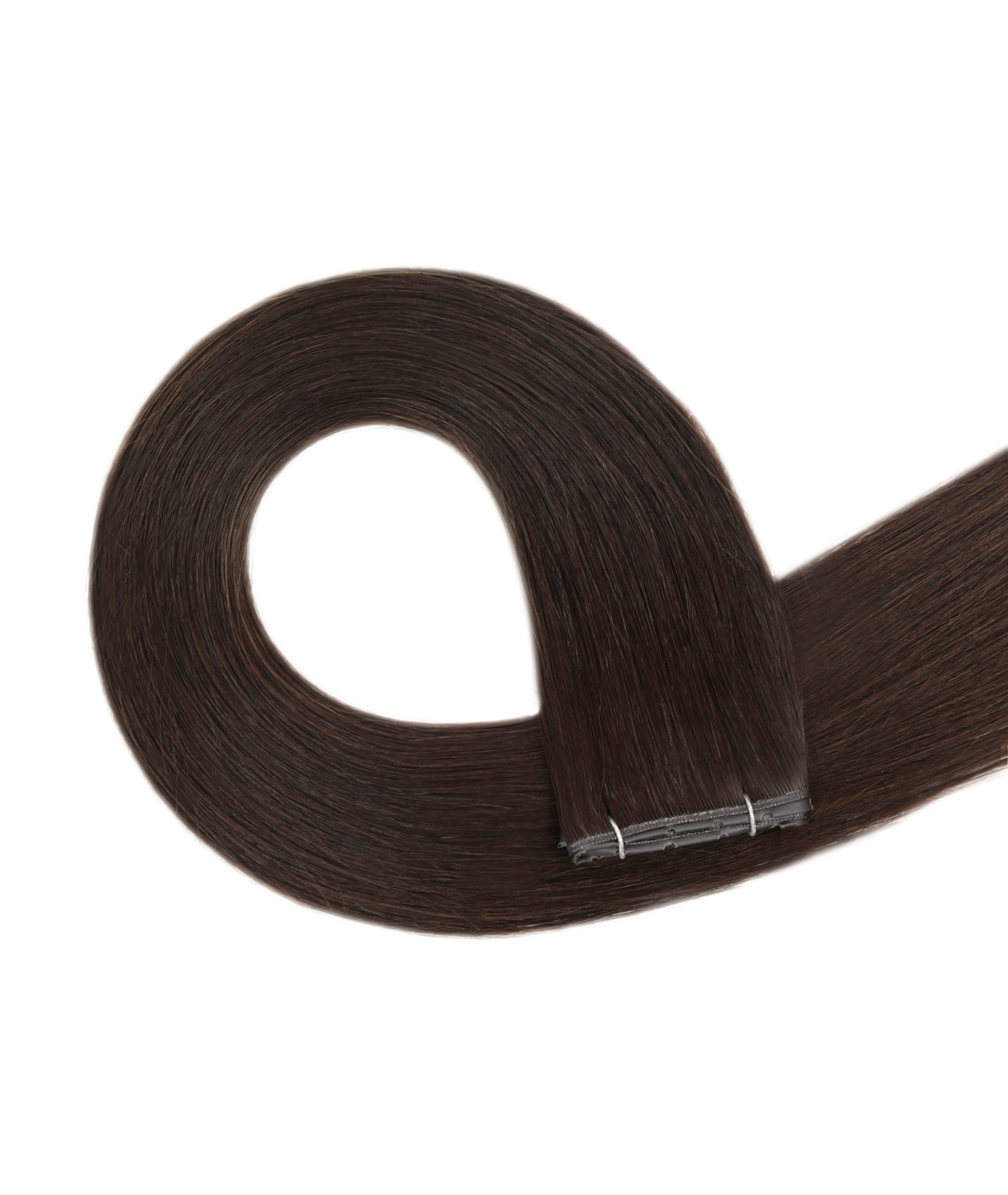 #1BL Darkest Brown Butterfly Genius Weft Extensions