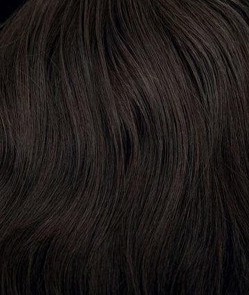 #1BL Darkest Brown Classic Clip In Hair Extensions 9pcs