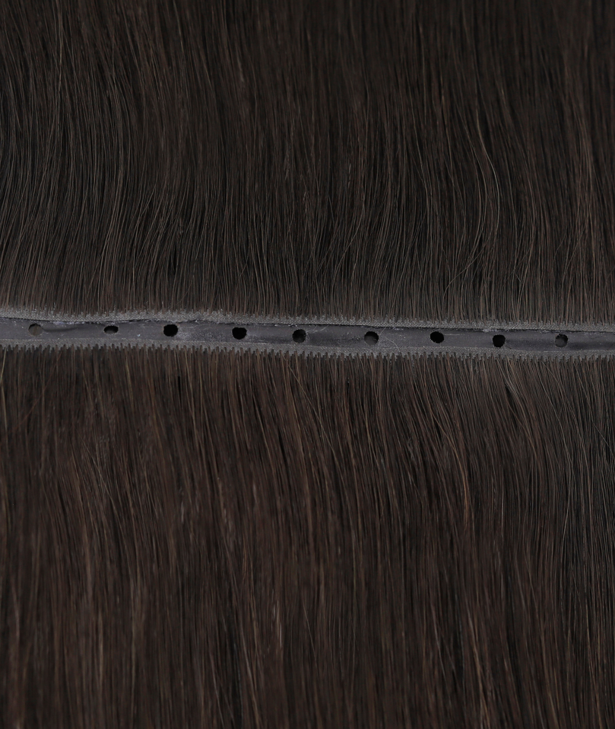 #1BL Darkest Brown Invisi Butterfly Weft Hair Extensions