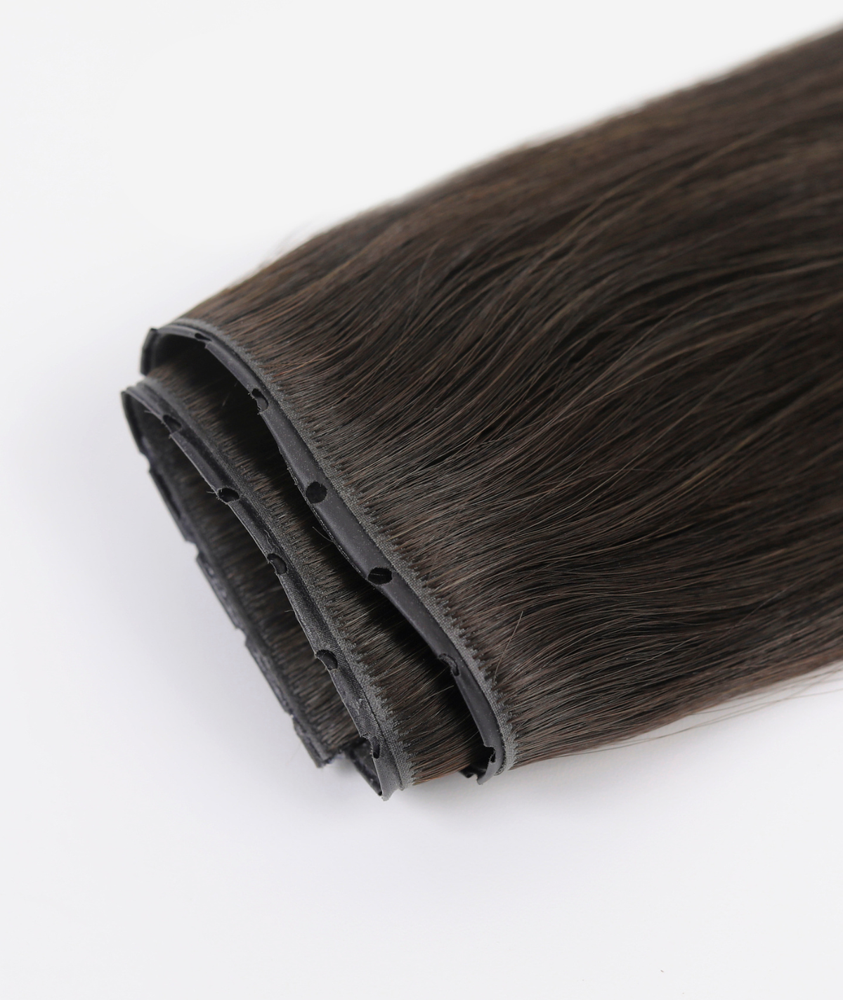 #1BL Darkest Brown Invisi Butterfly Weft Hair Extensions