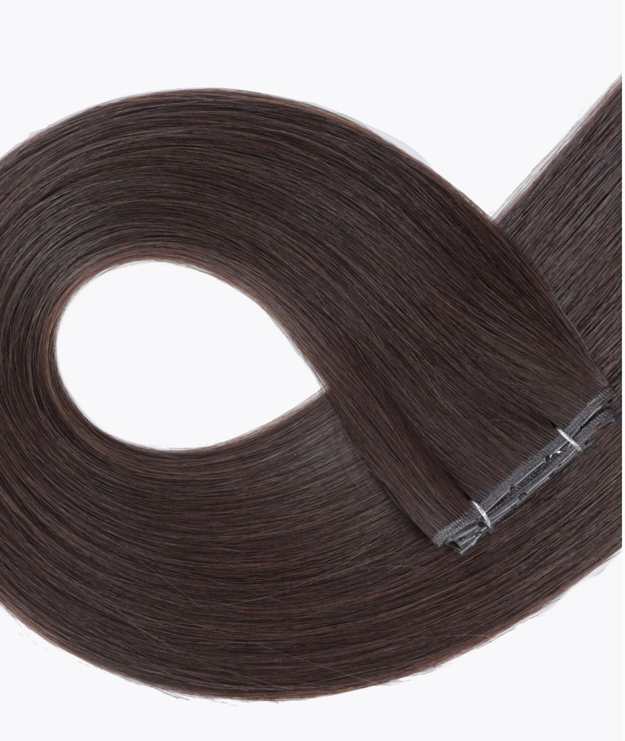 #1BL Darkest Brown Butterfly Genius Weft Extensions