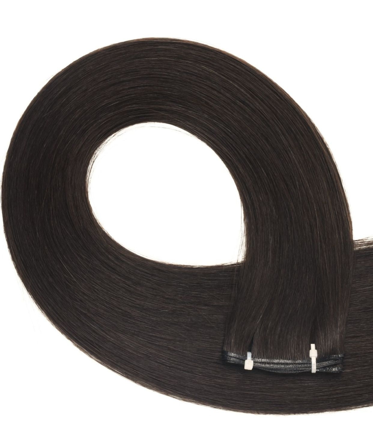 #1BL Darkest Brown Genius Weft Extensions