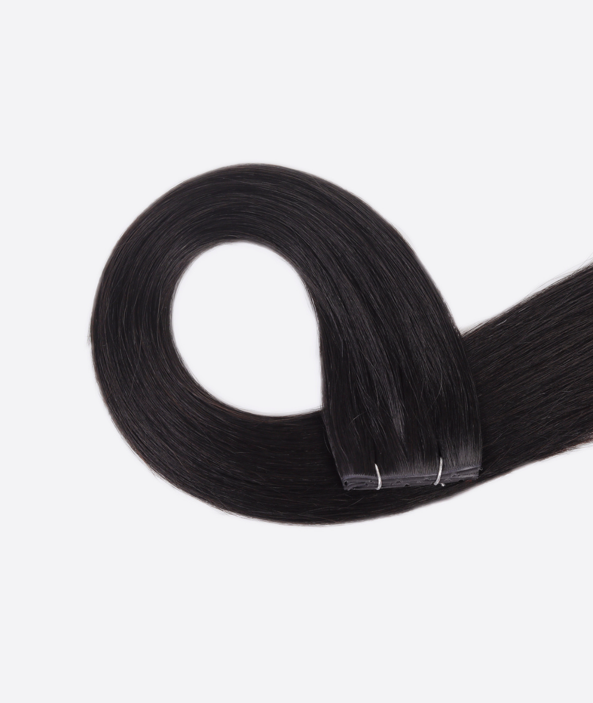 #1B Off-Black Invisi Butterfly Weft Hair Extensions