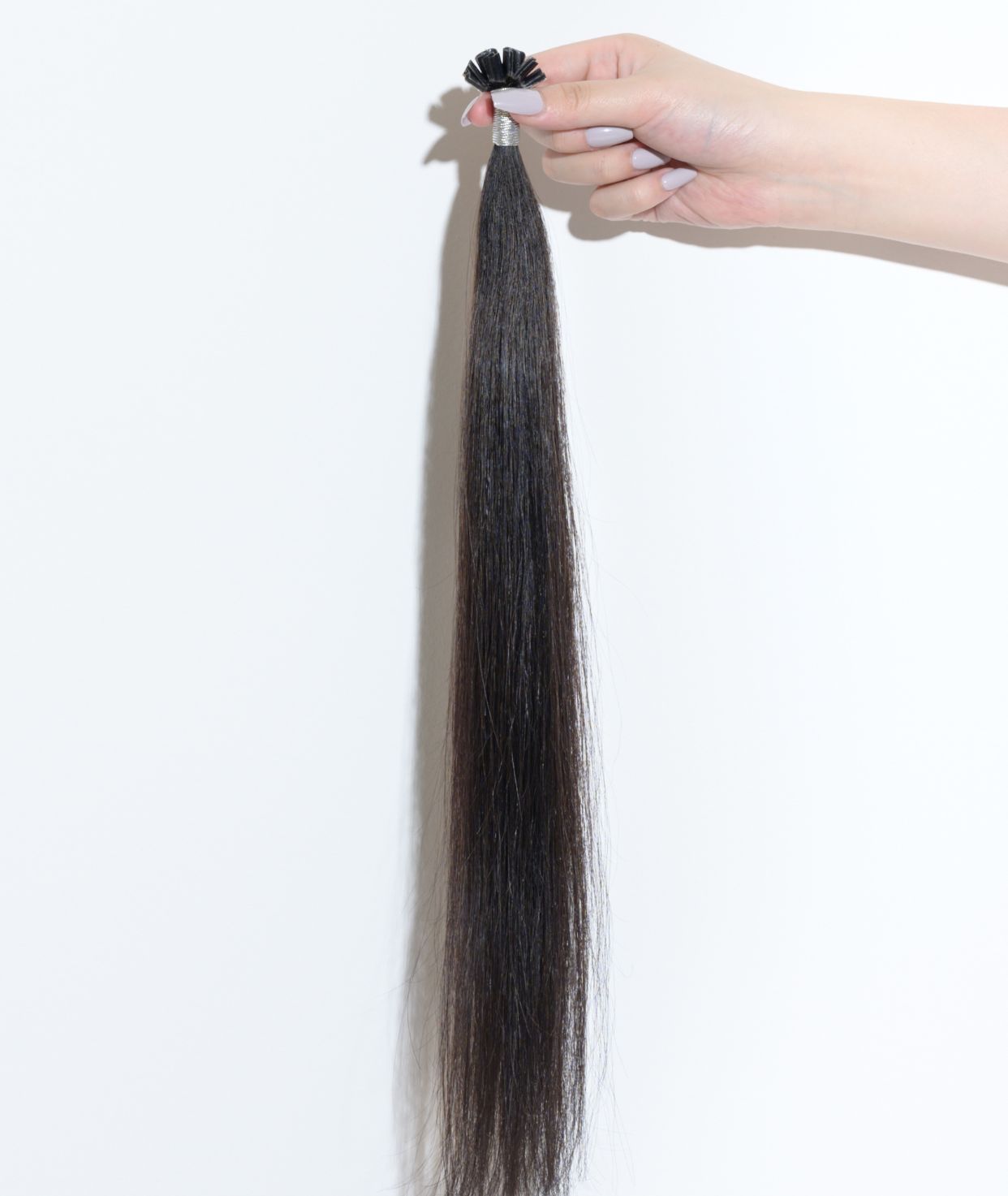 #1B Off-Black Pre Bonded U Tip Extensions