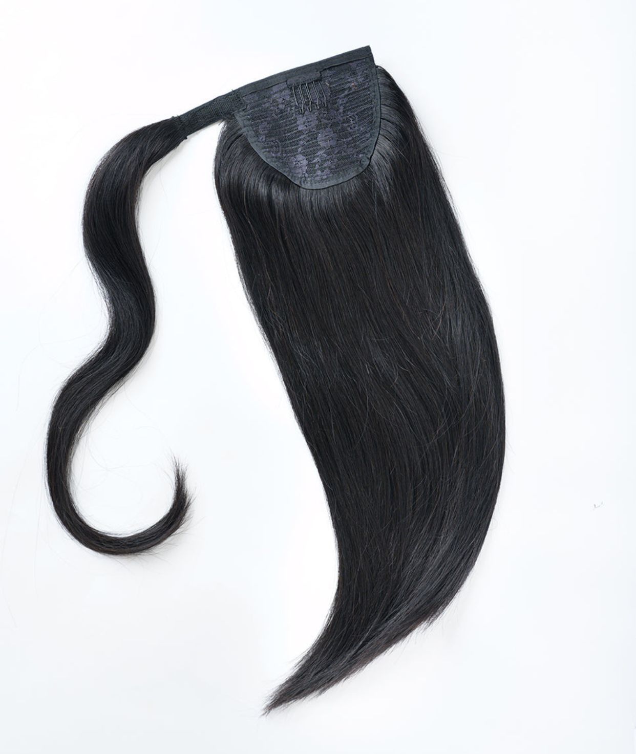 #1B Off-Black Ponytail Extensions
