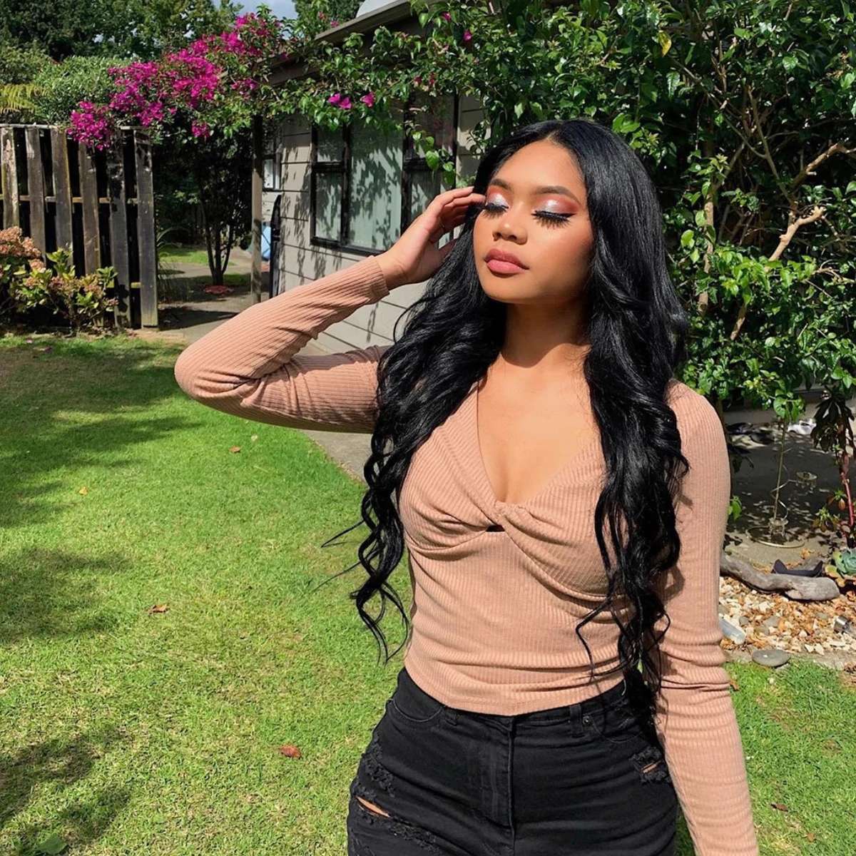 Jet Black Classic Halo Hair Extensions SuperiorHairExtensions