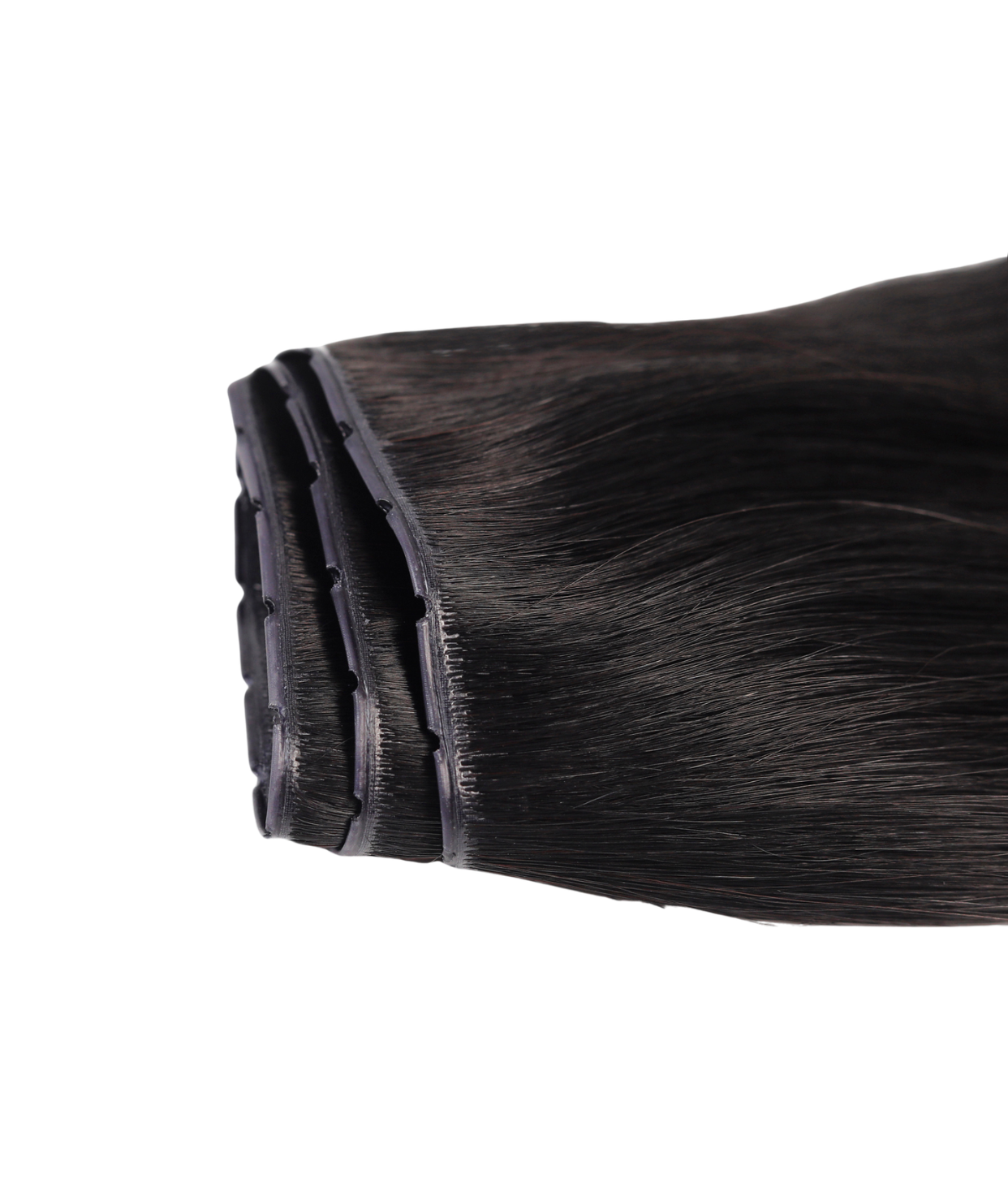 #1 Jet Black Invisi Butterfly Weft Hair Extensions
