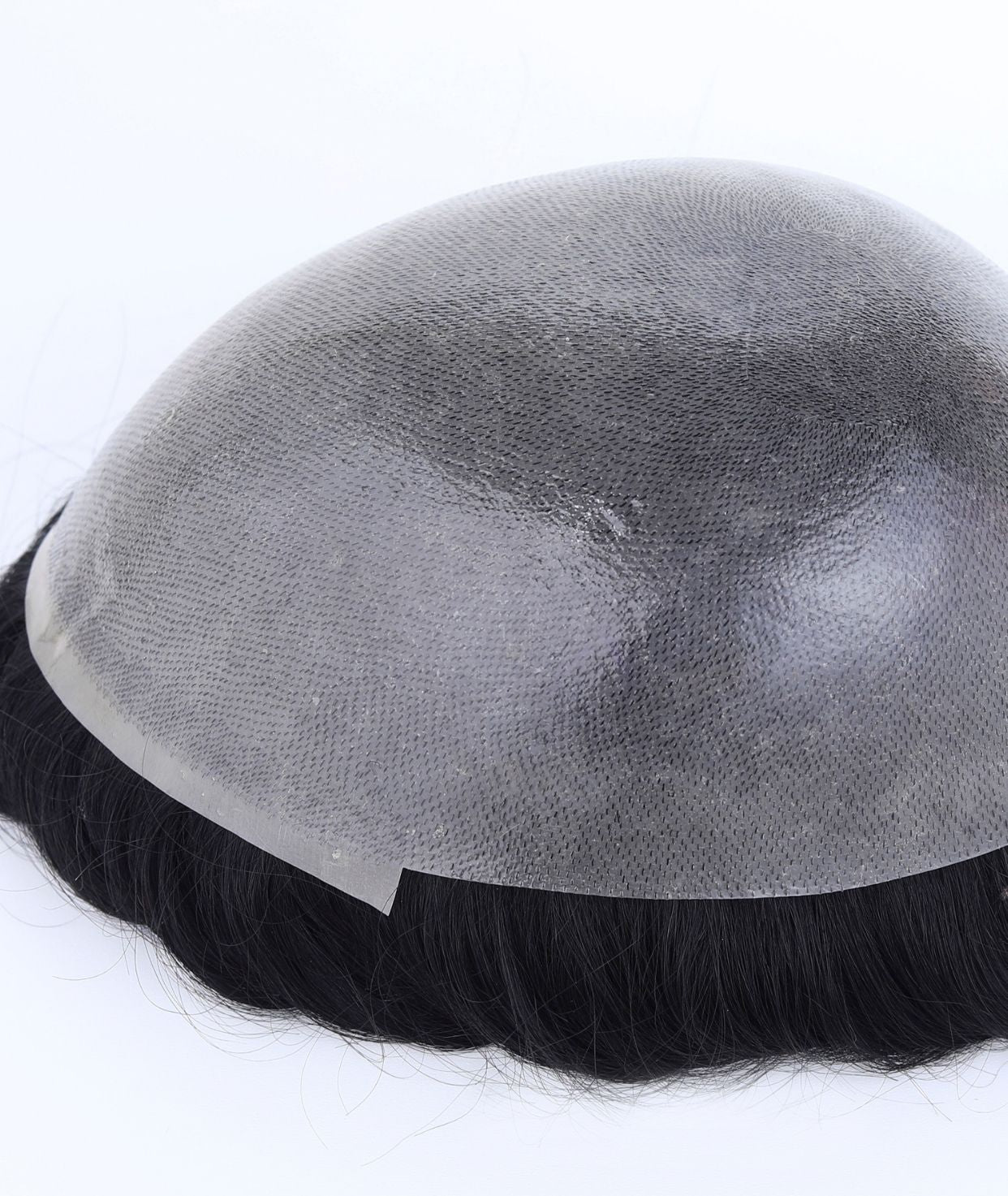 #1 Jet Black Skin Base Hair System