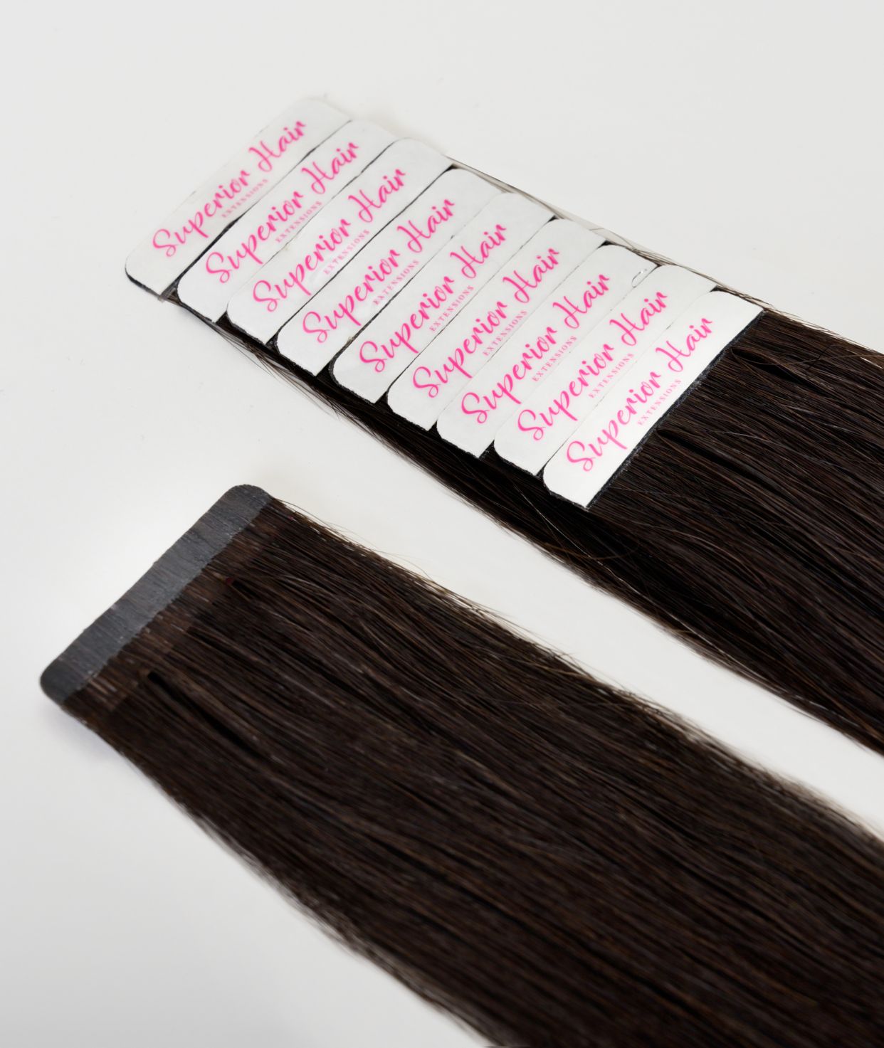 #1B Off-Black Seamless Tape In Extensions