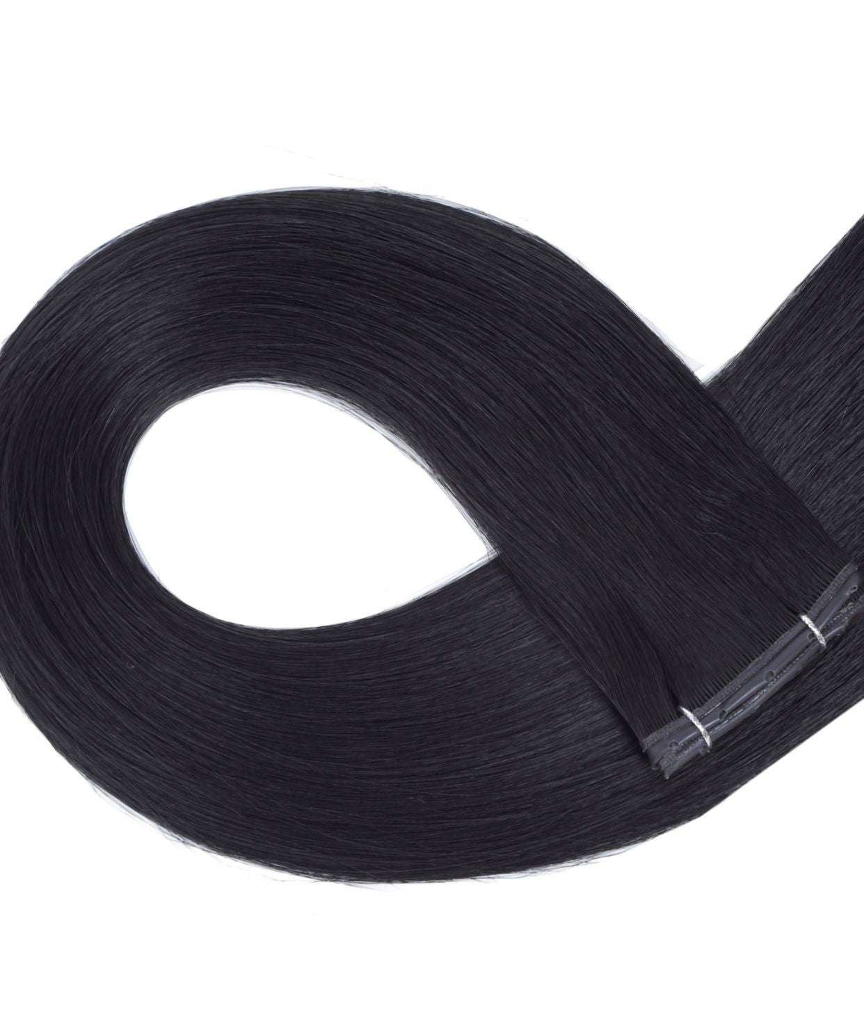 #1 Jet Black Butterfly Genius Weft Extensions