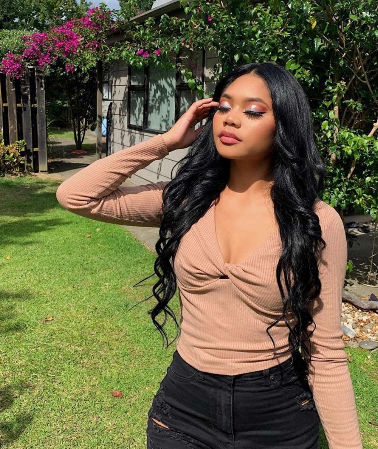 #1 Jet Black Classic Halo Hair Extensions