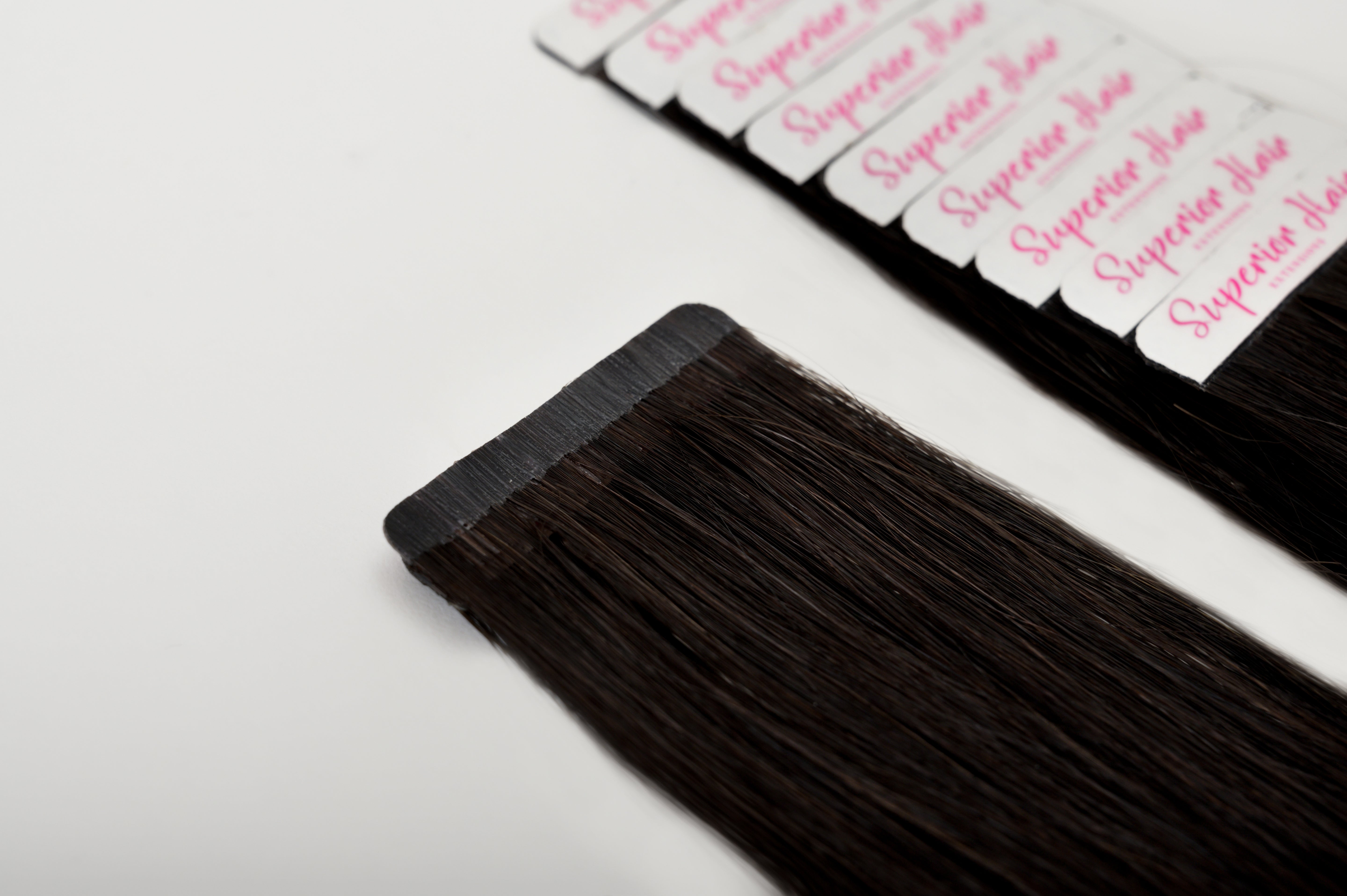 #1 Jet Black Seamless Tape In Extensions