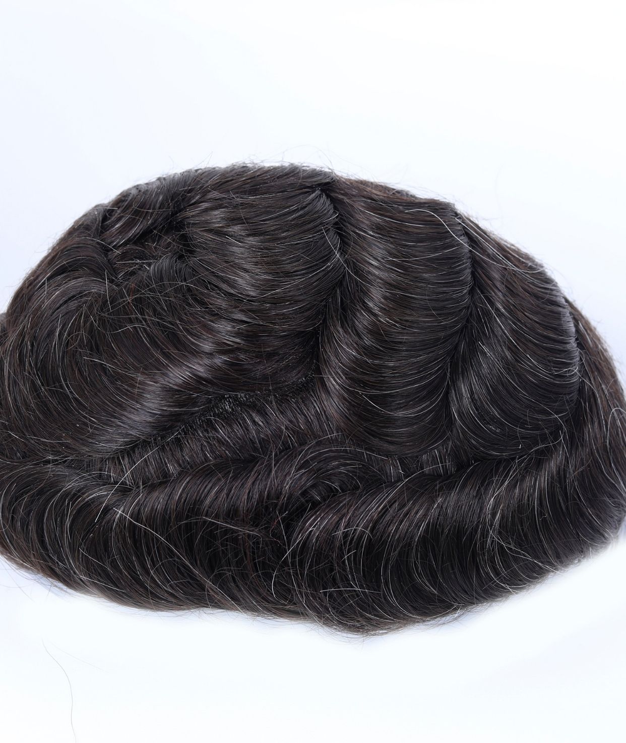 #2 Dark Brown Skin Base Hair System