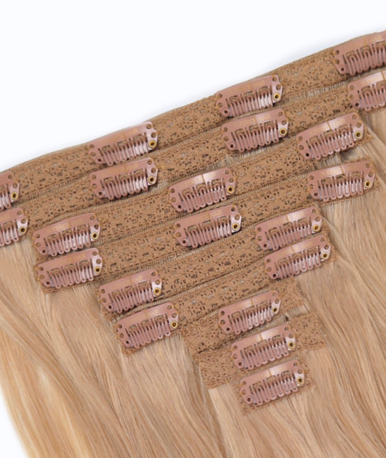 #Sandy Blonde Balayage Classic Clip In Hair Extensions 9pcs