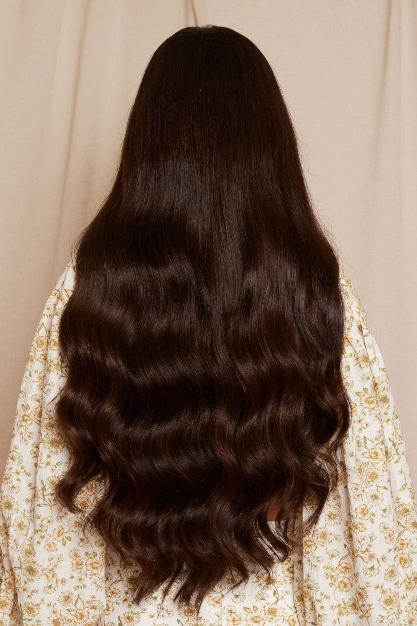 #1BL Darkest Brown Seamless Tape In Extensions