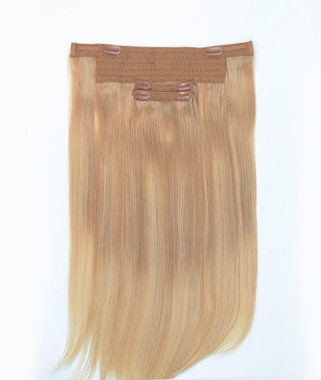 #Sandy Blonde Balayage Classic Halo Hair Extensions