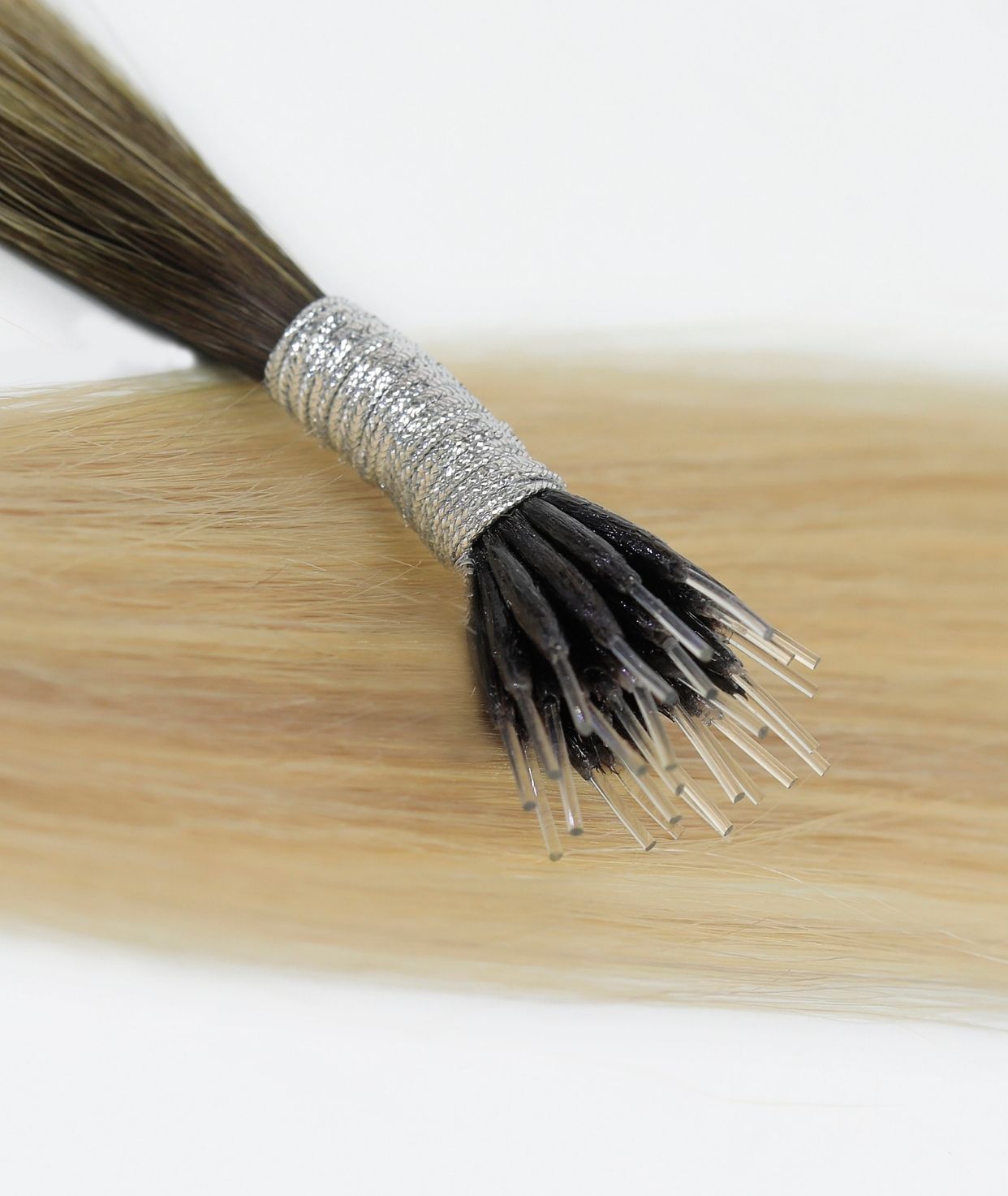 #Iced Coffee Balayage Nano Tip Hair Extensions