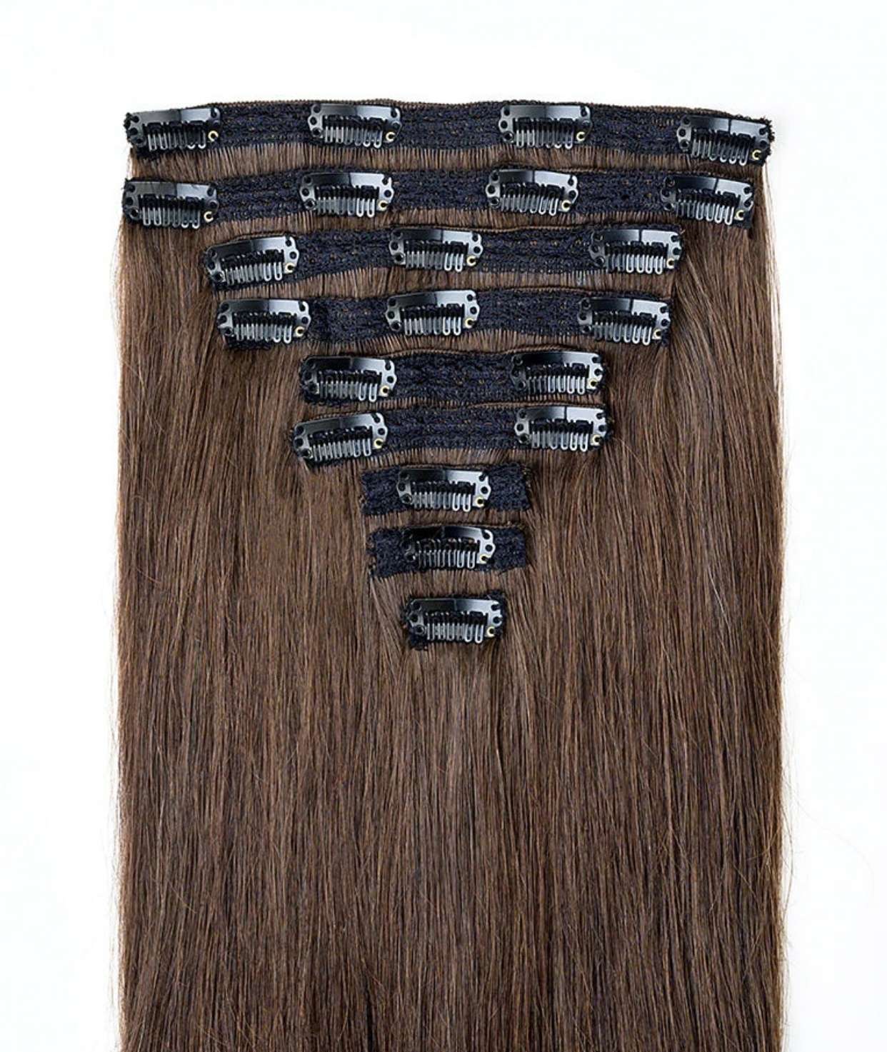 Dark Brown Classic Clip In Hair Extensions