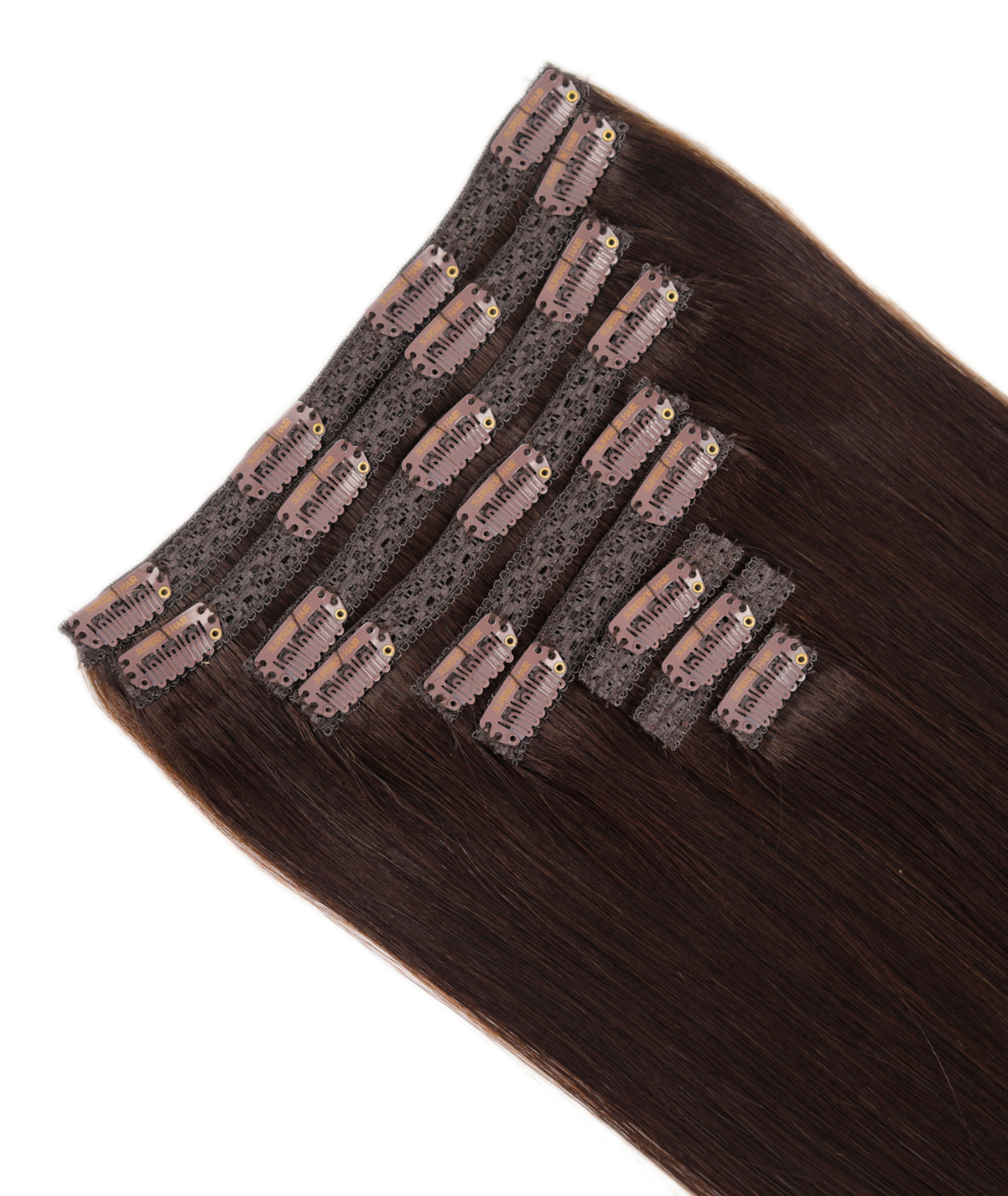 Dark Brown Classic Clip In Hair Extensions Dark Brown Classic Clip In Hair Extensions