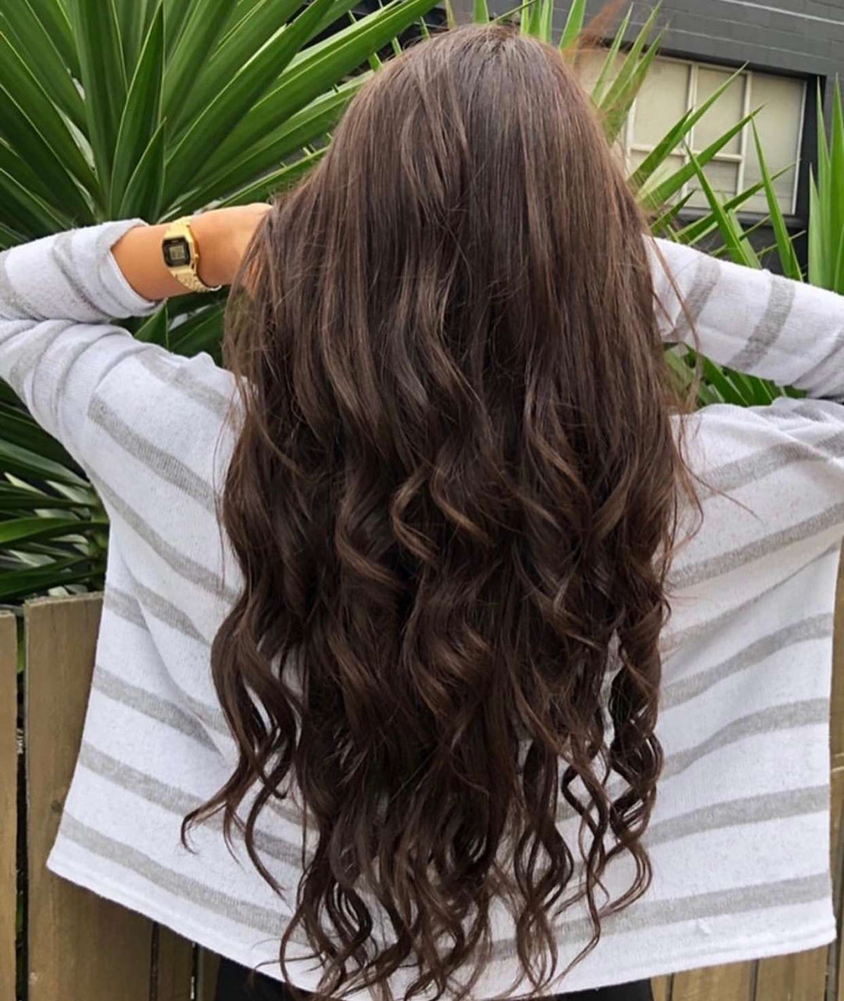 #2 Dark Brown Invisi Butterfly Weft Hair Extensions
