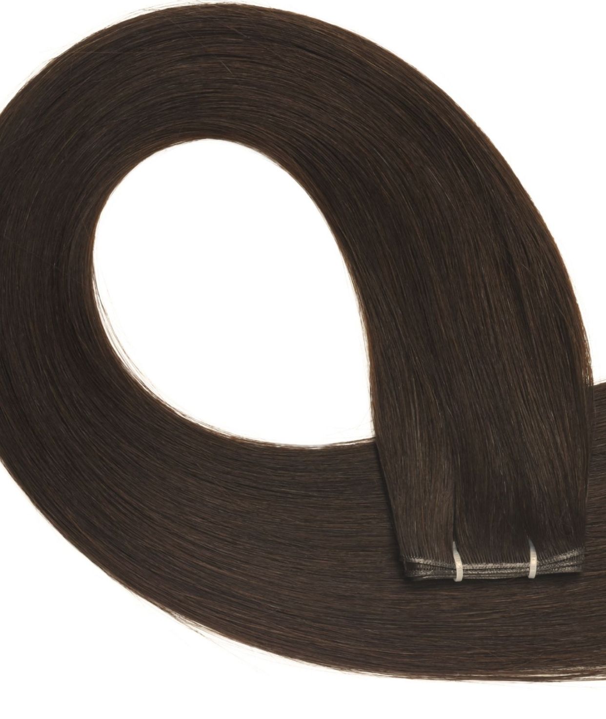 #2 Dark Brown Genius Weft Extensions