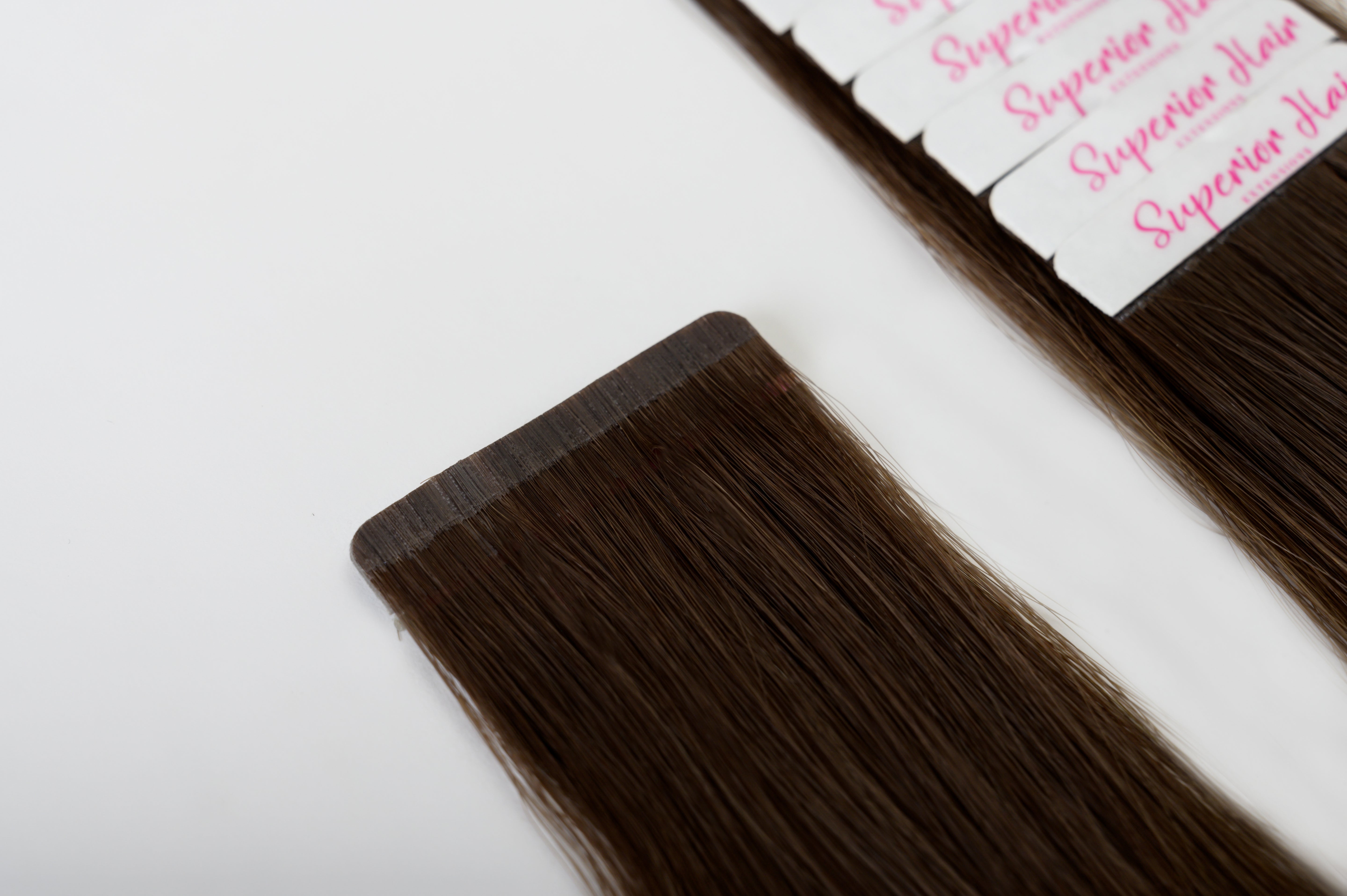 #2 Dark Brown Seamless Tape In Extensions