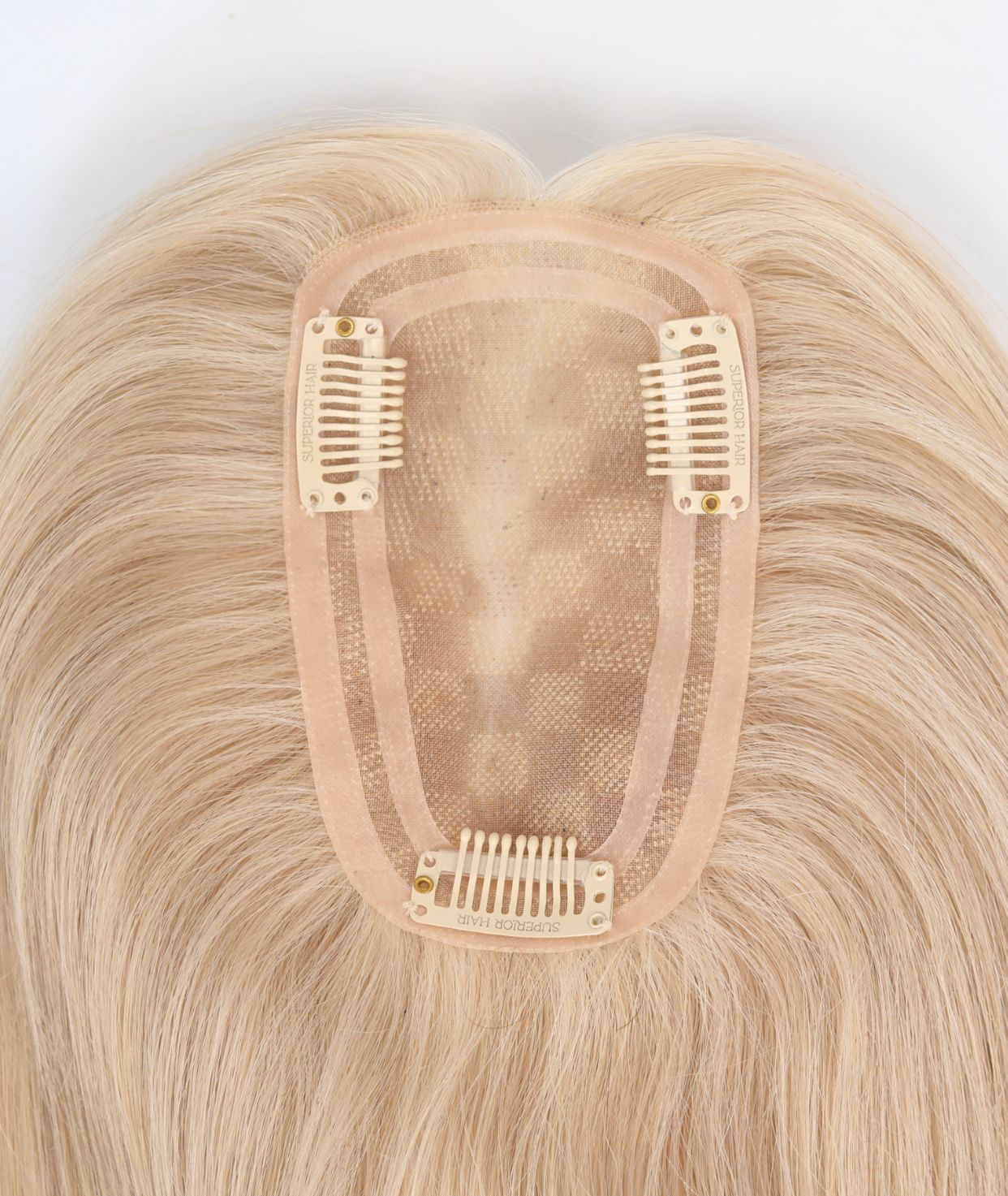 #18/613 Ash Blonde Highlights Women's Lite Hair Topper (NEW)