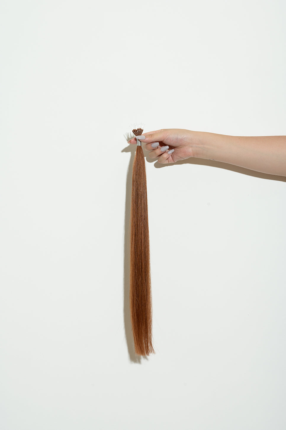 #33 Auburn Nano Tip Hair Extensions
