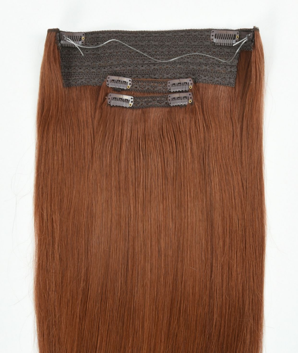 #33 Auburn Classic Halo Hair Extensions