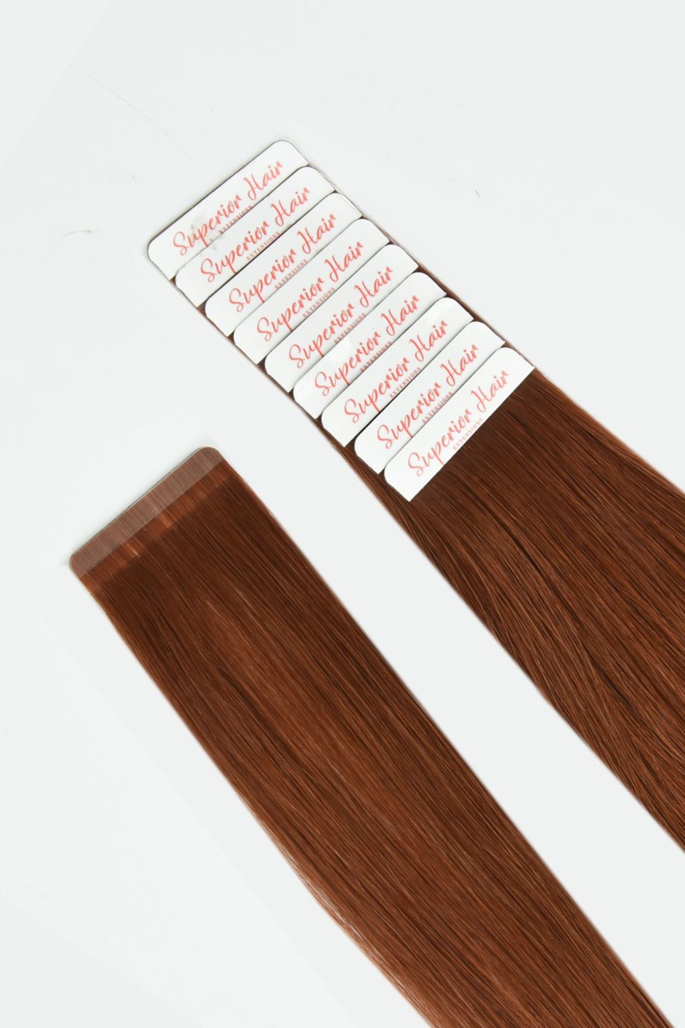 #33 Auburn Seamless Tape In Extensions