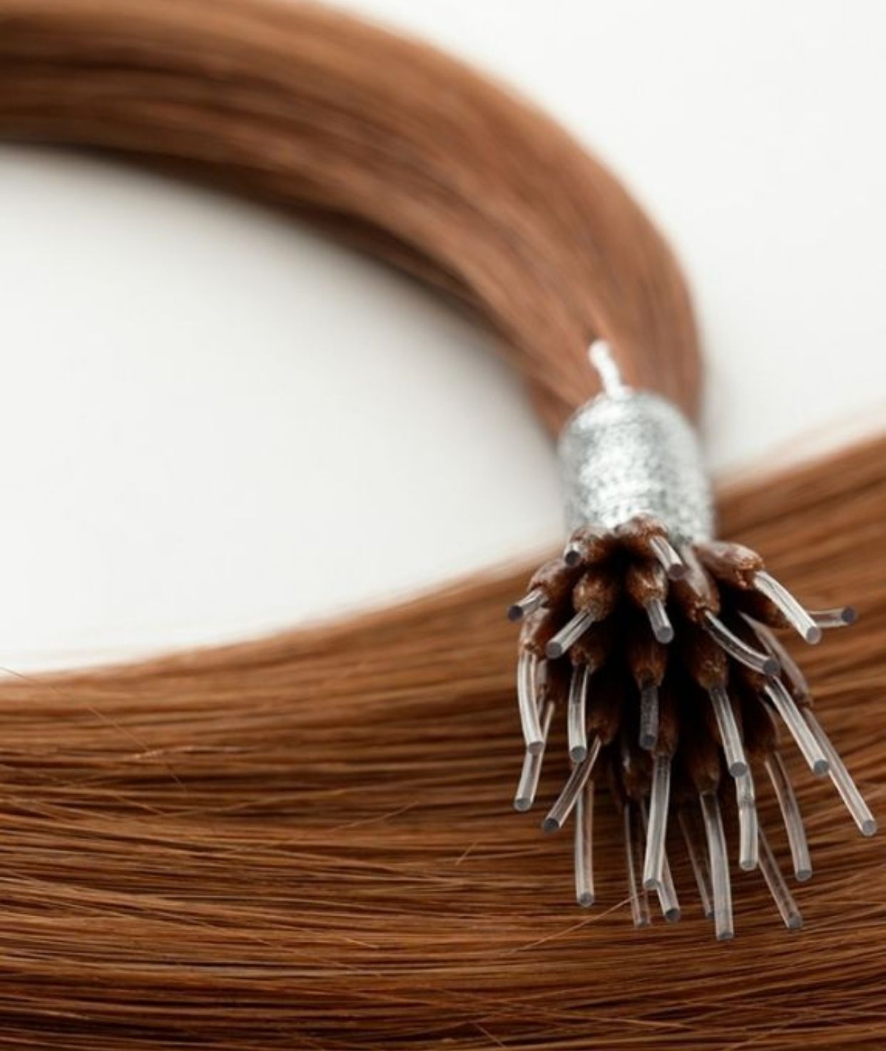 #33 Auburn Nano Tip Hair Extensions