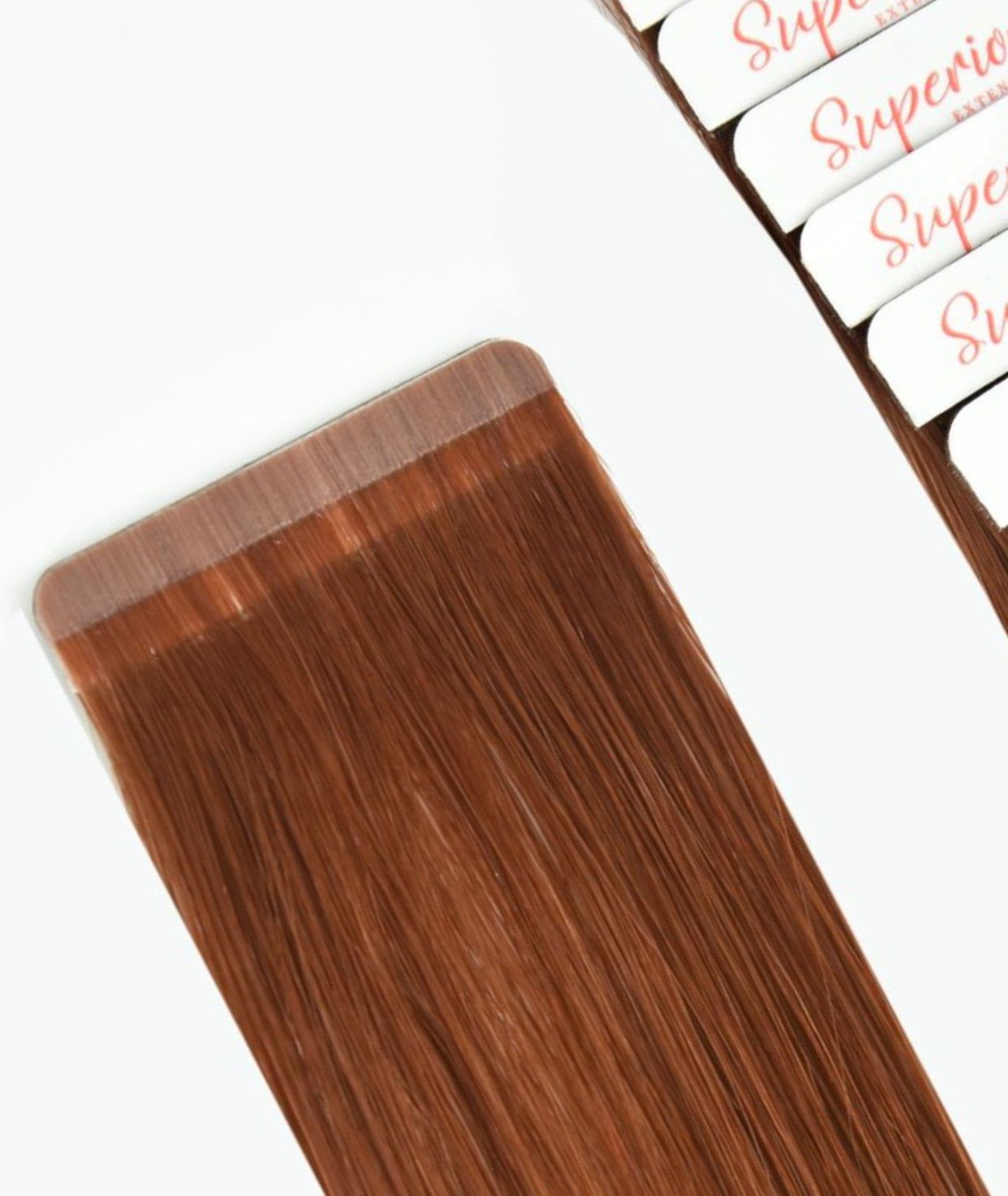 #33 Auburn Seamless Tape In Extensions