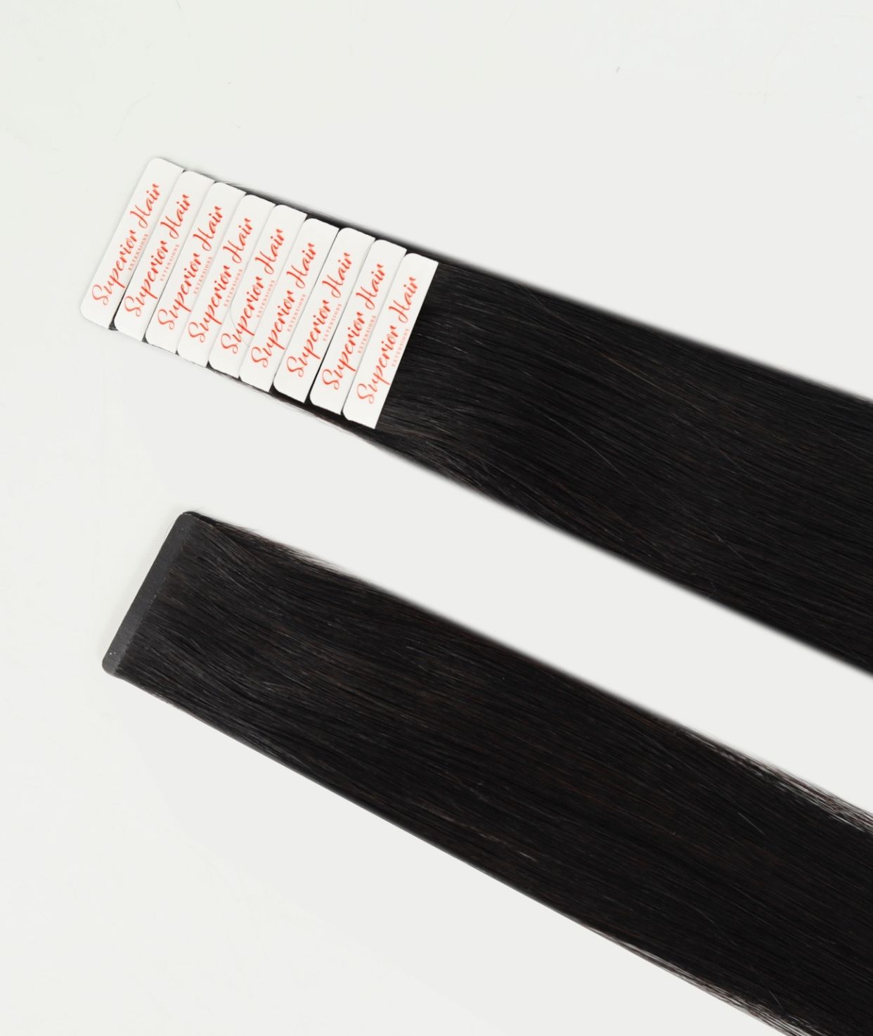 #1B Off-Black Seamless Tape In Extensions
