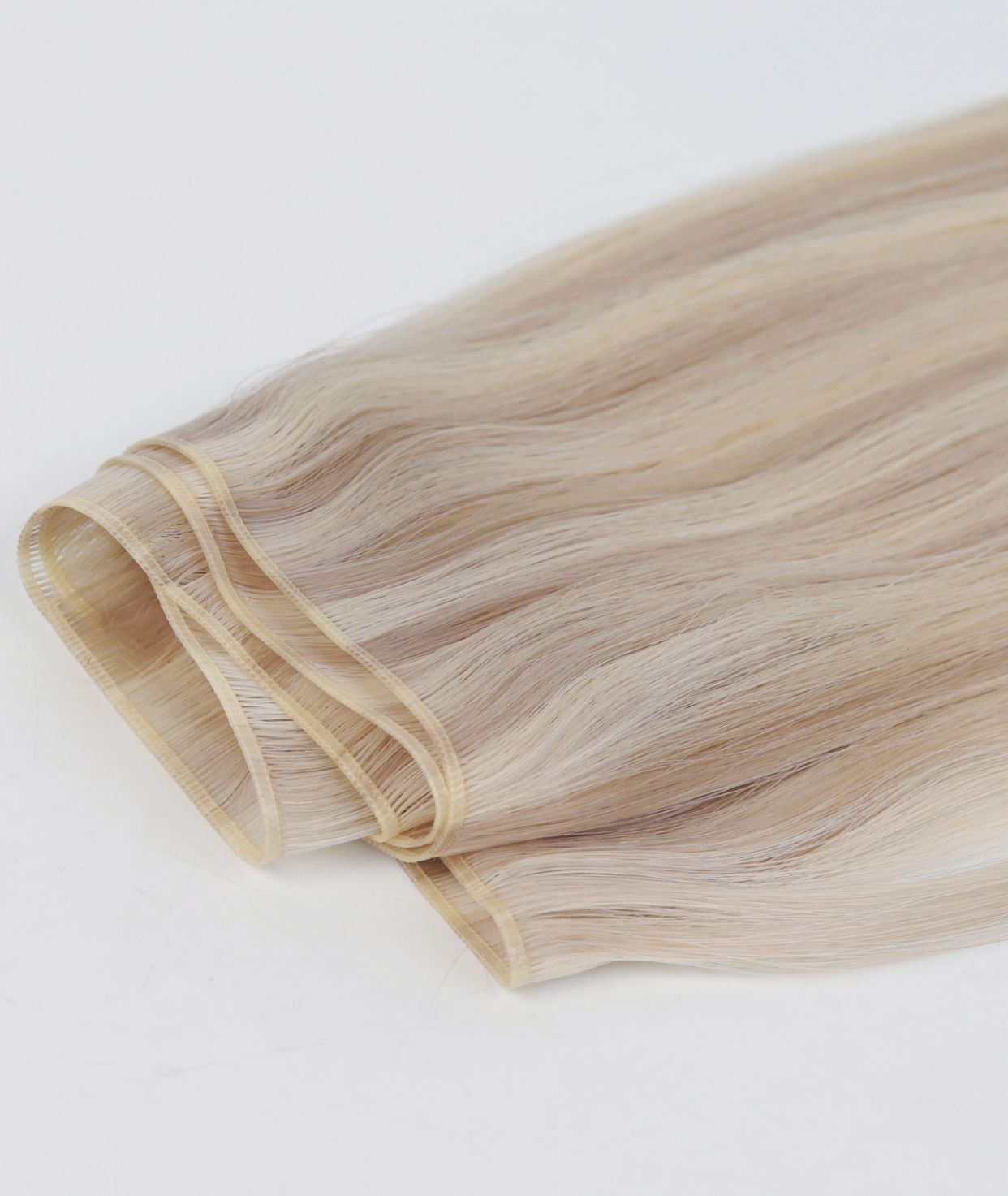 #18/60 Pearl Ash Blonde Highlights Genius Weft Extensions