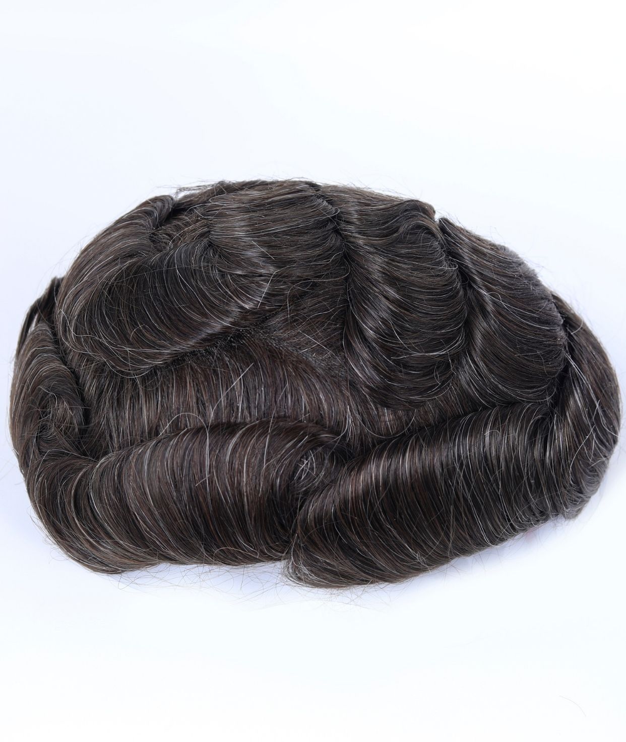 #4 Medium Brown Skin Base Hair System