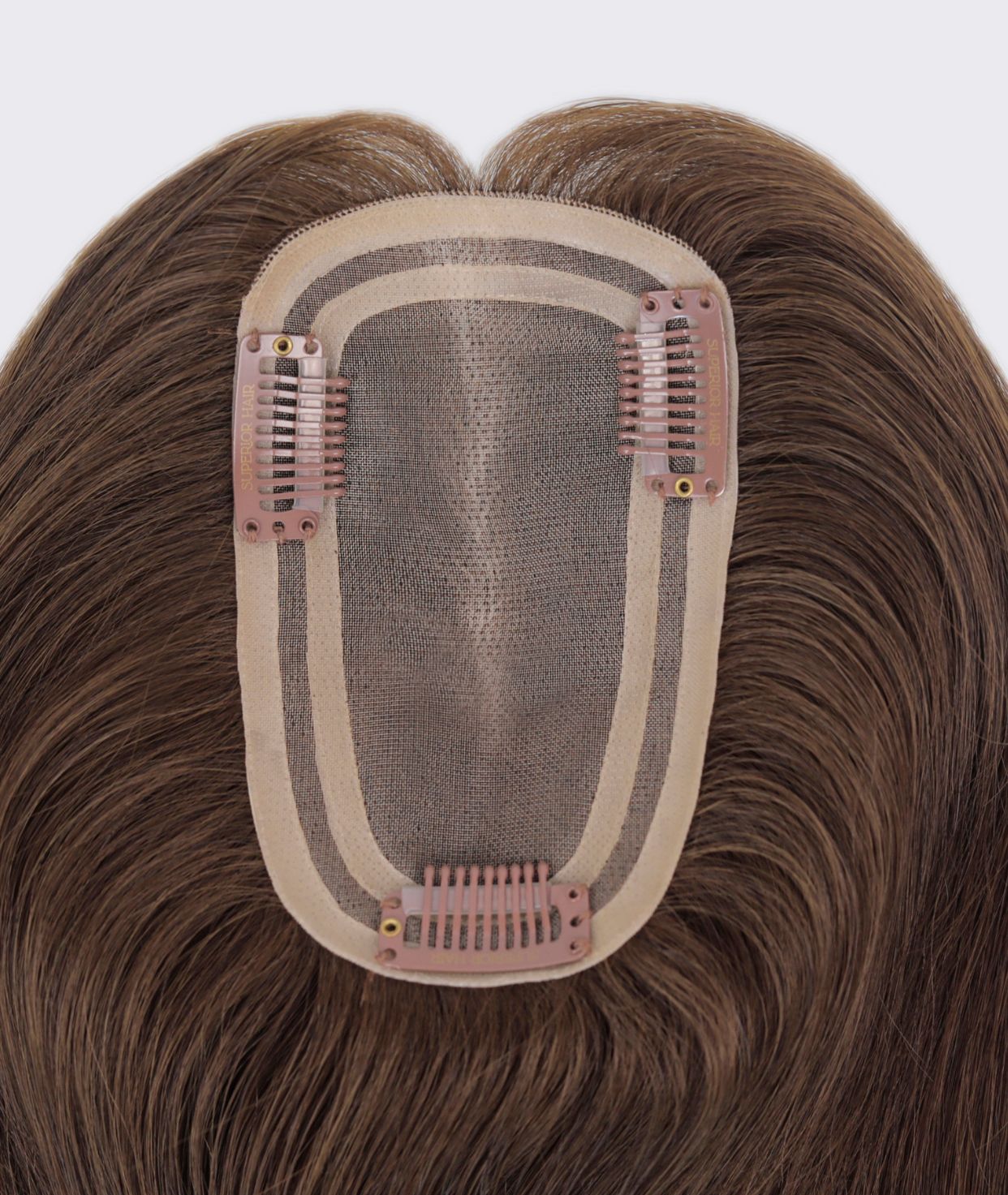 #4 Chocolate Brown Women's Lite Hair Topper (NEW)