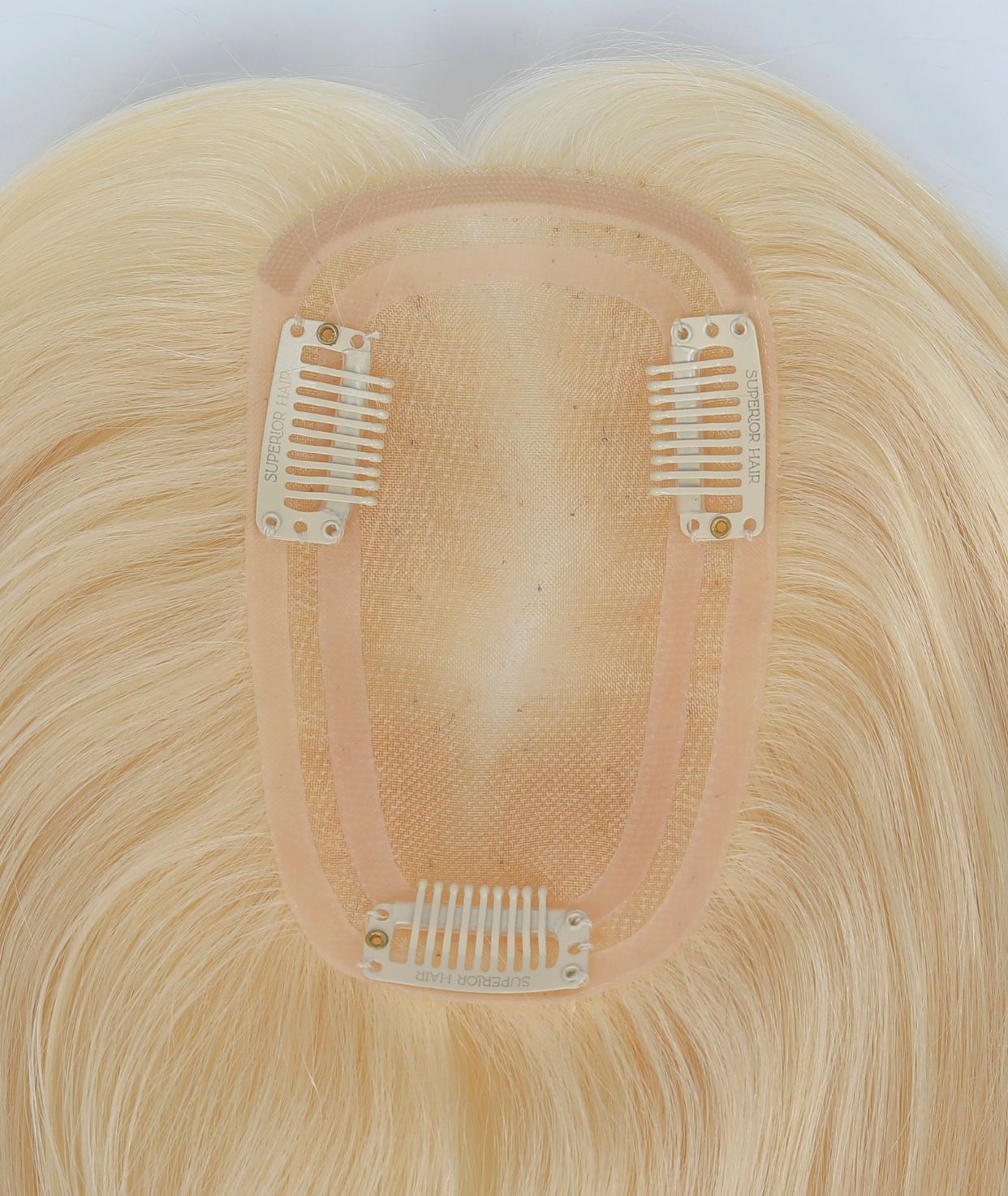 #613 Platinum Blonde Highlights Women's Lite Hair Topper (NEW)