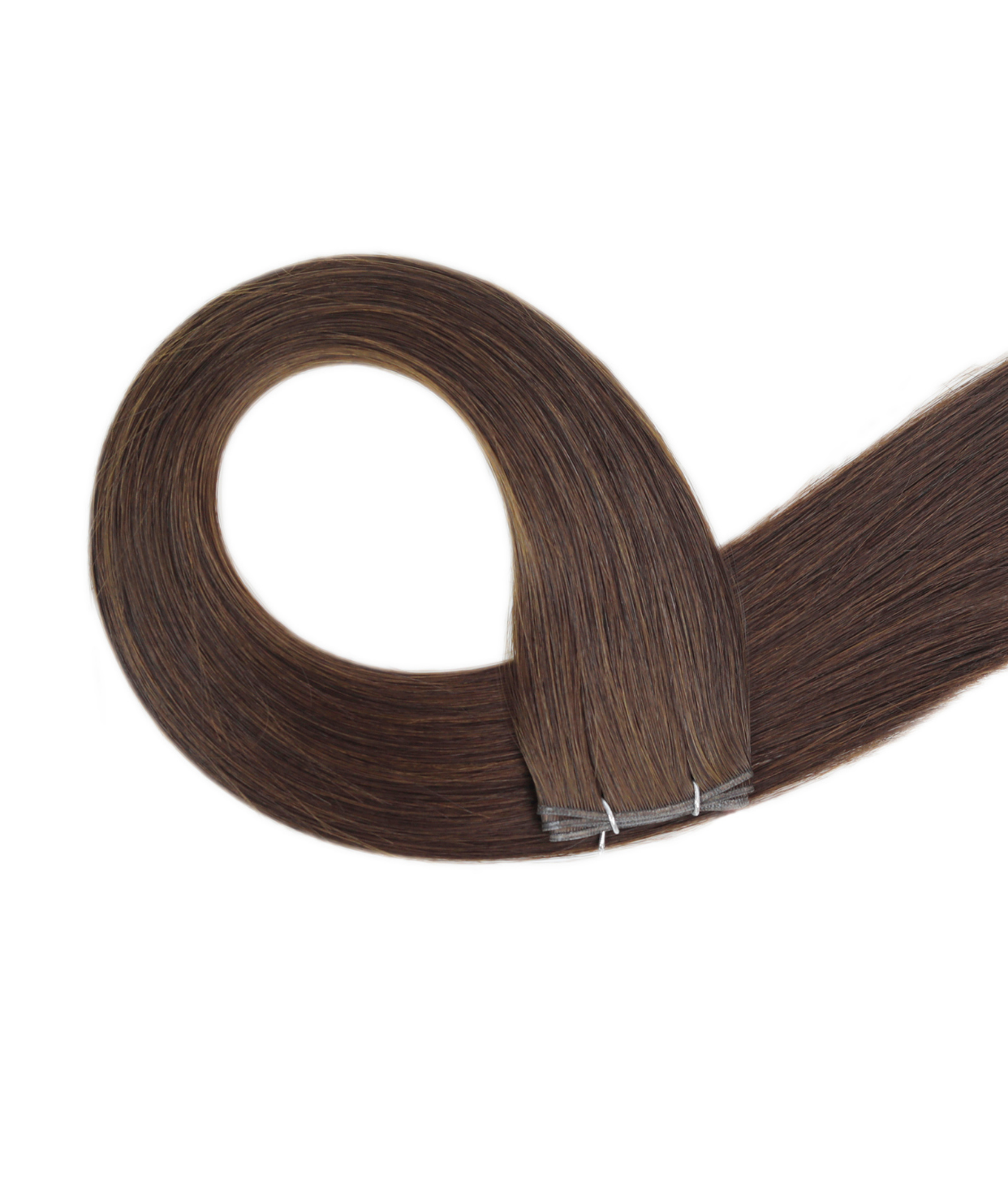 #4 Chocolate Brown Genius Weft Extensions