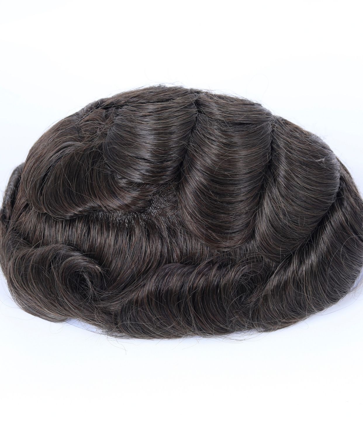 #4 Medium Brown Skin Base Hair System