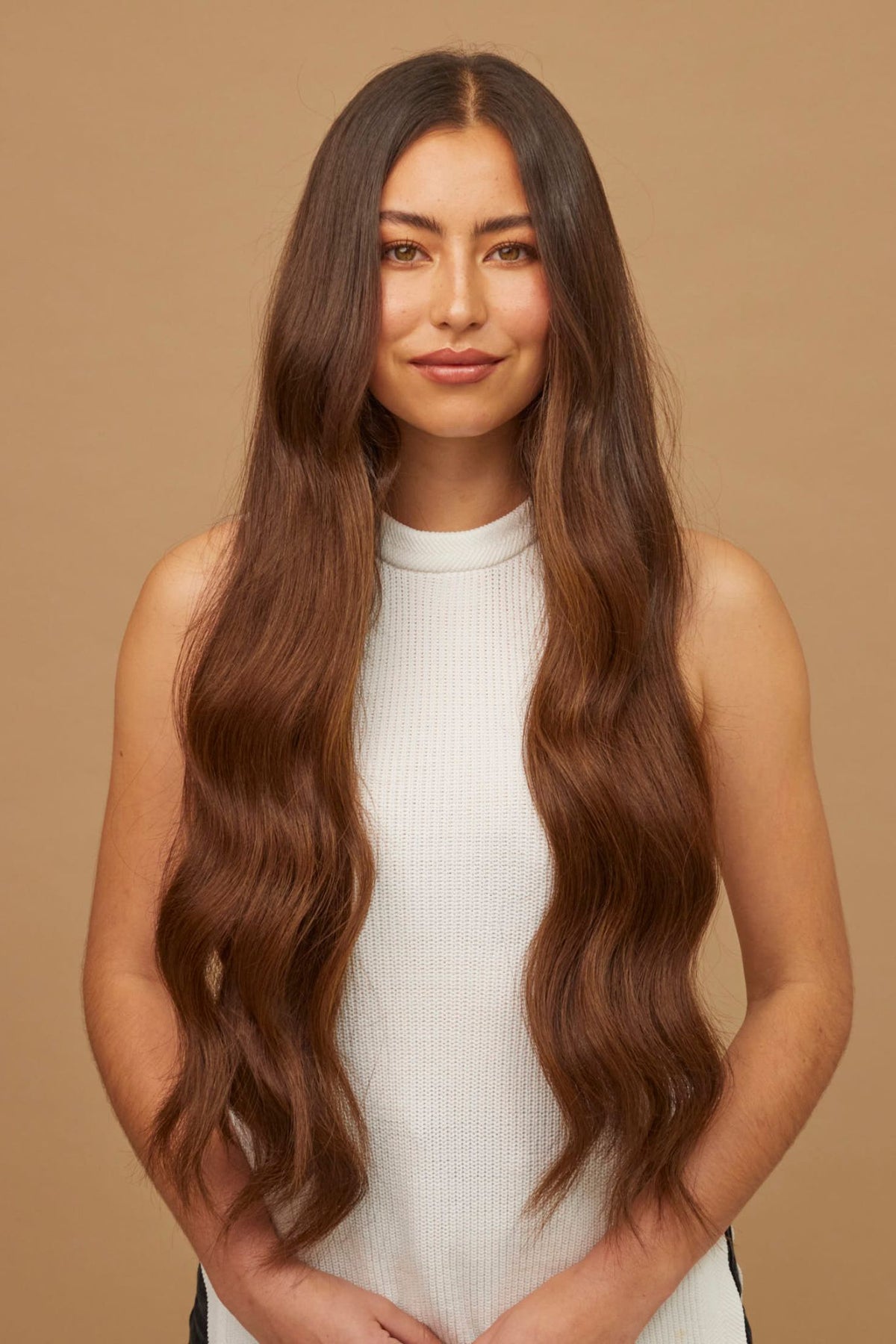 #4 Chocolate Brown Injection Tape Weft Extensions
