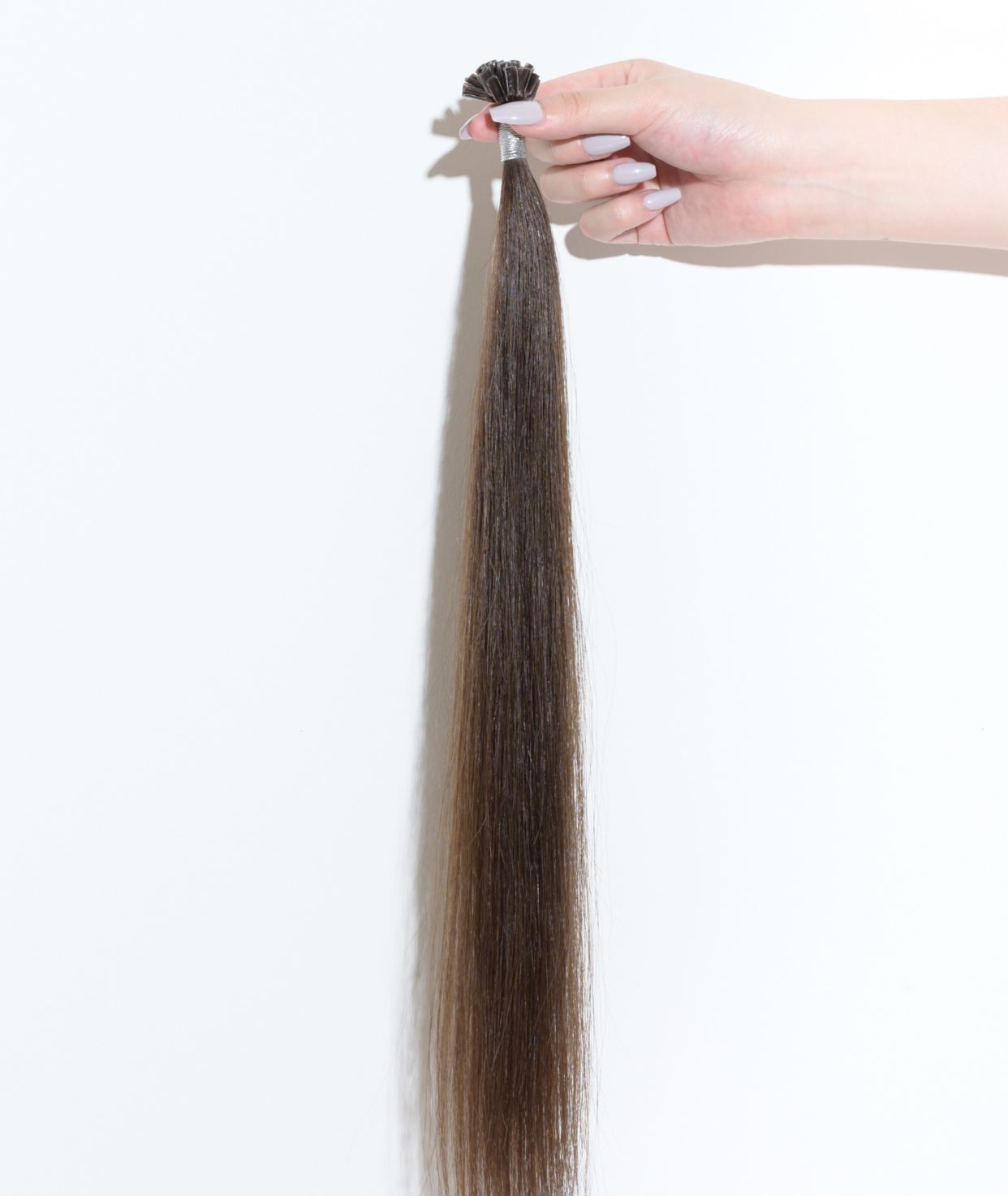 #4 Chocolate Brown Pre Bonded U Tip Extensions