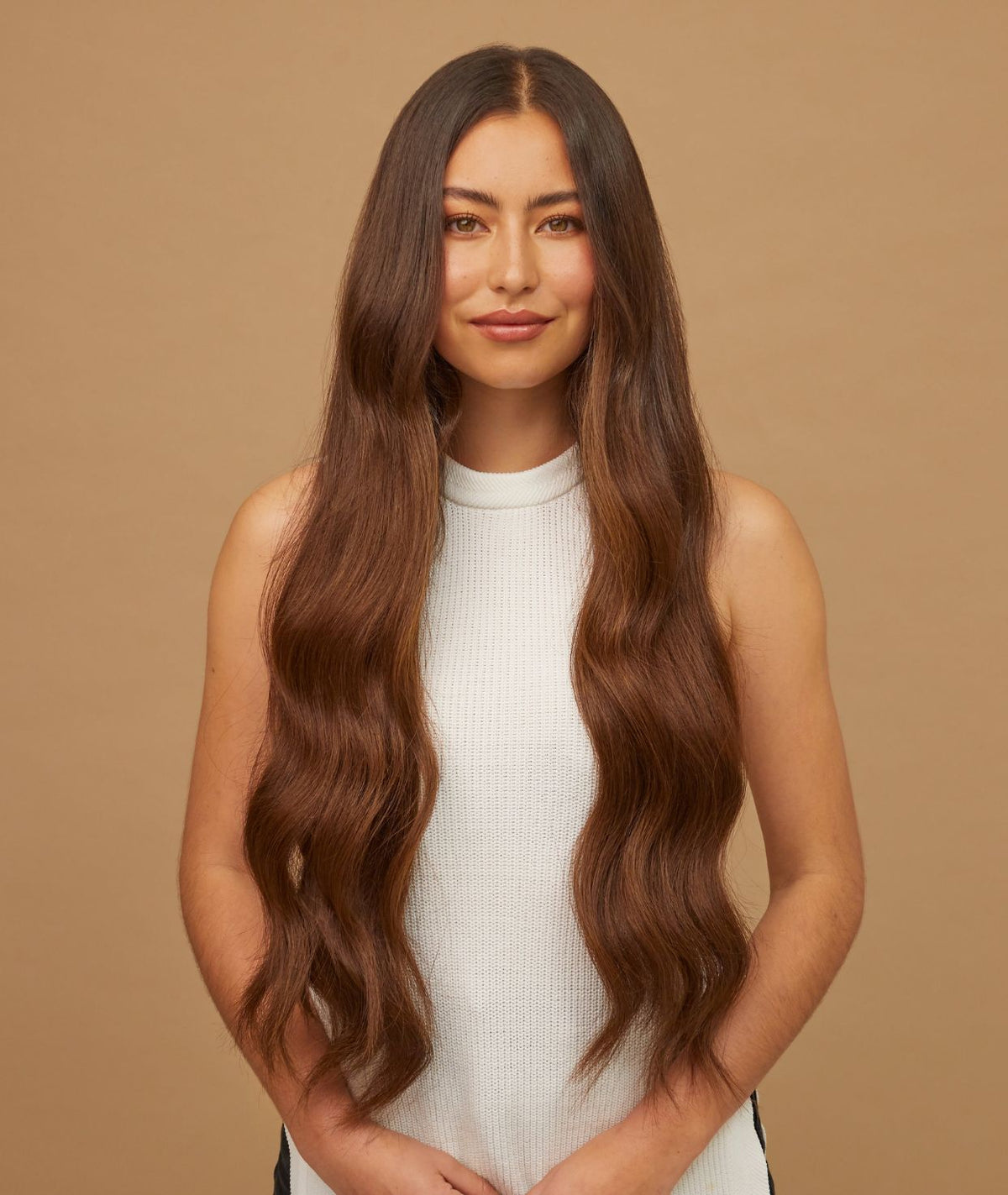 #4 Chocolate Brown Invisi Butterfly Weft Hair Extensions