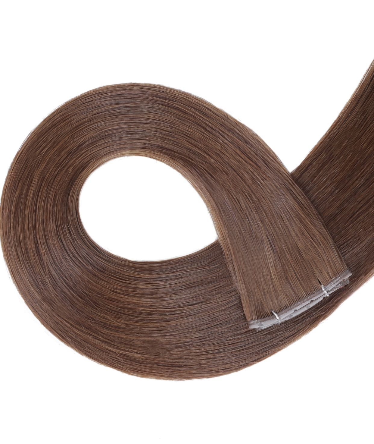 #4 Chocolate Brown Butterfly Genius Weft Extensions