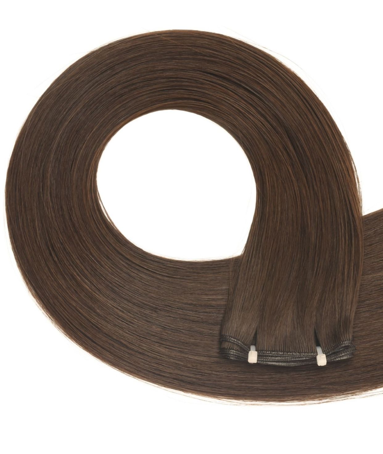 #4 Chocolate Brown Genius Weft Extensions