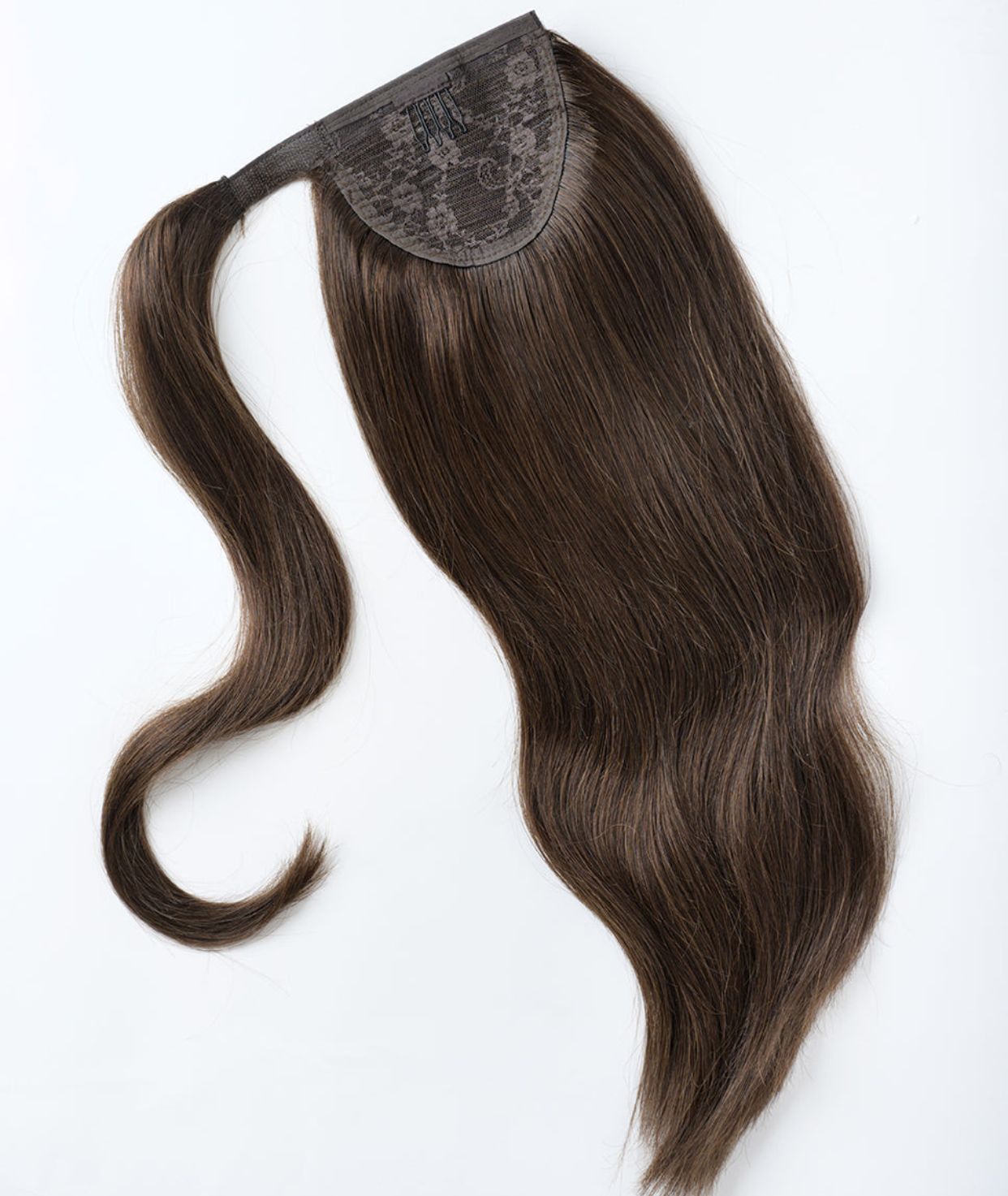 #4 Chocolate Brown Ponytail Extensions