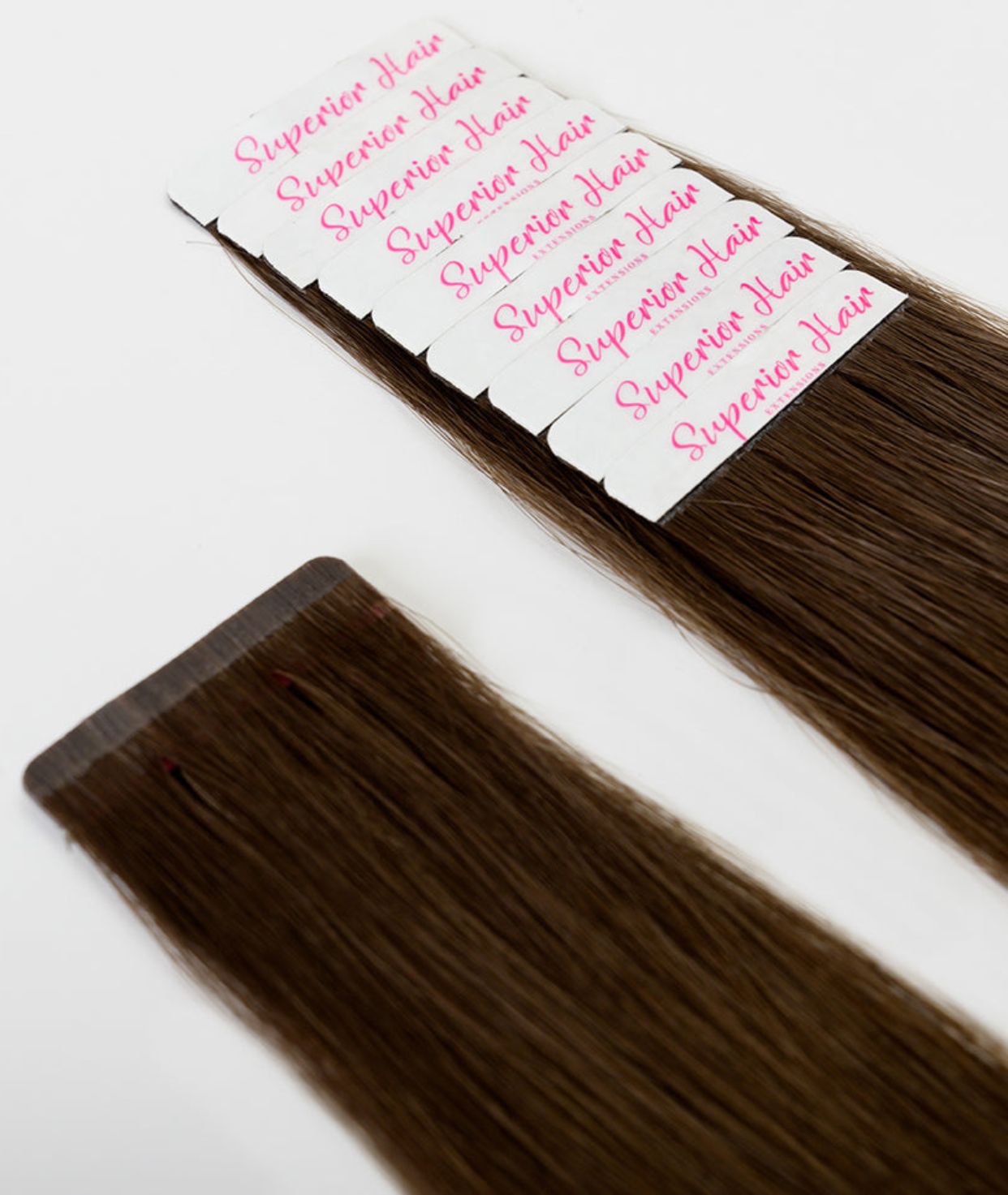 #4 Chocolate Brown Seamless Tape In Extensions