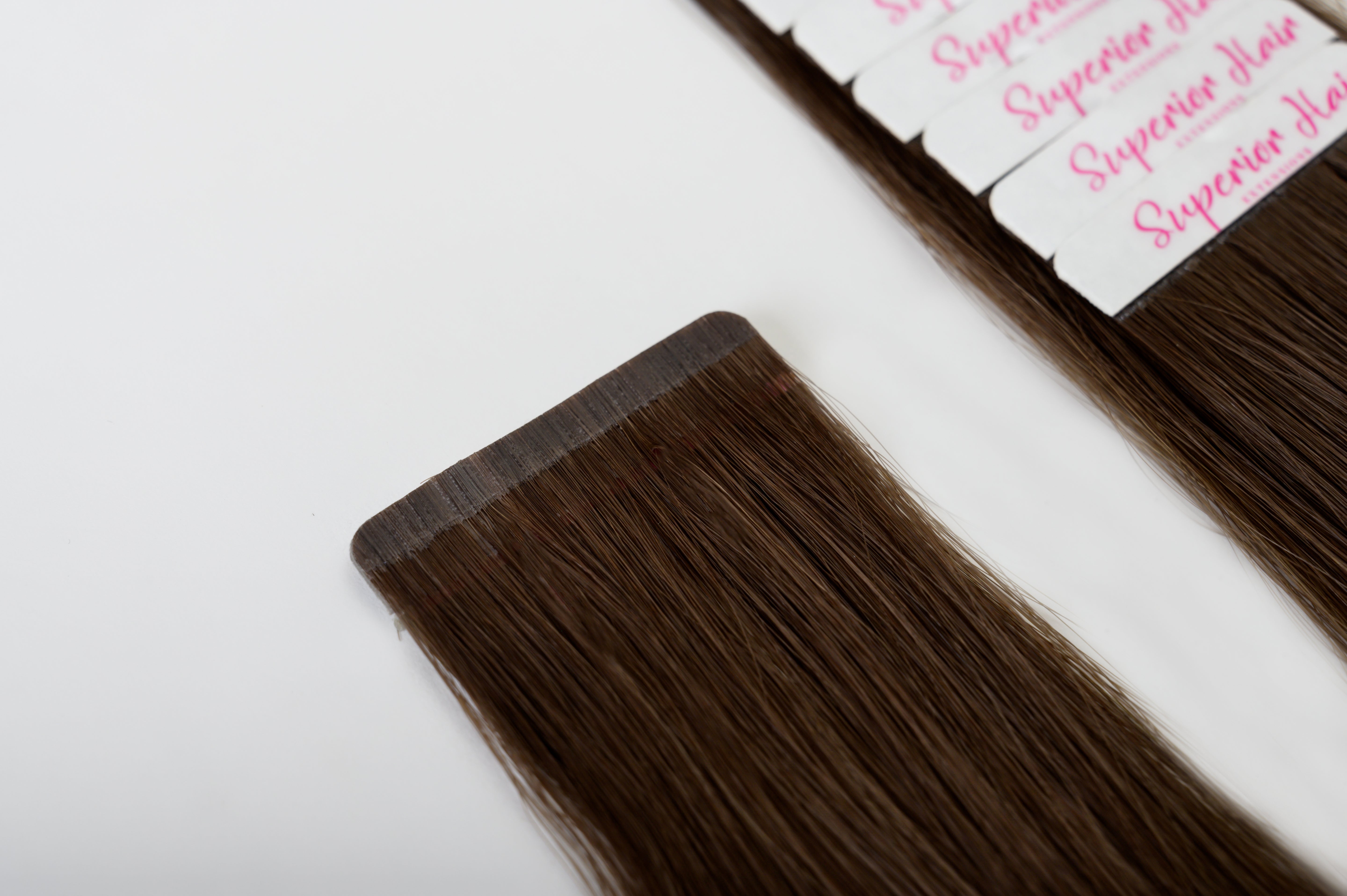 #4 Chocolate Brown Seamless Tape In Extensions