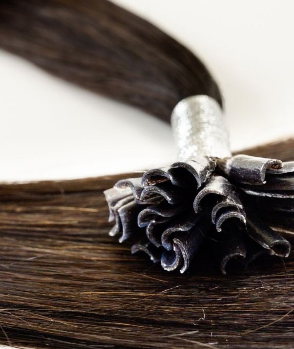 #4 Chocolate Brown Pre Bonded U Tip Extensions