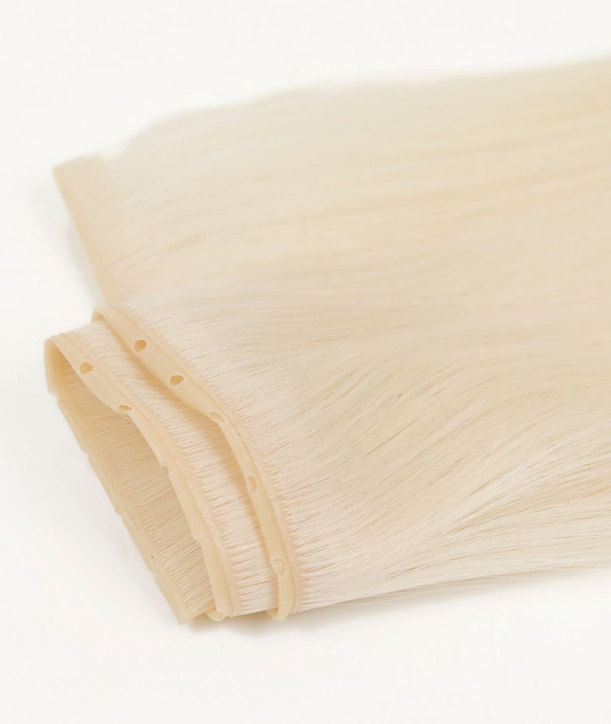 #60 Whitest Ash Blonde Invisi Butterfly Weft Hair Extensions