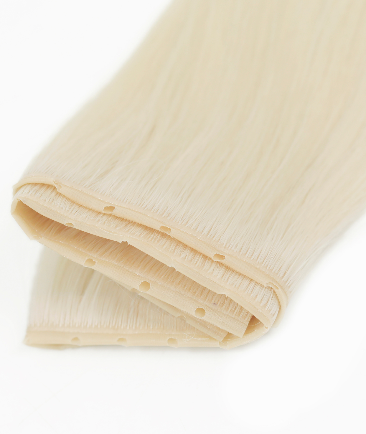 #60 Whitest Ash Blonde Invisi Butterfly Weft Hair Extensions